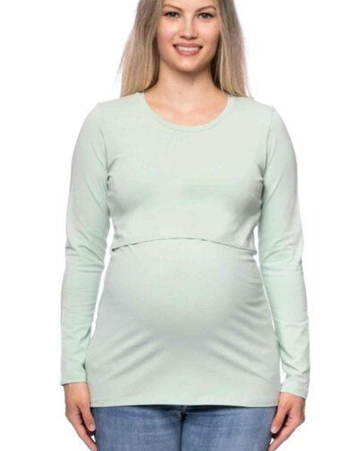 Milchshake 103 BASIC Umstands- und Stillshirt langarm aus Bio-Baumwolle – Ansicht 4