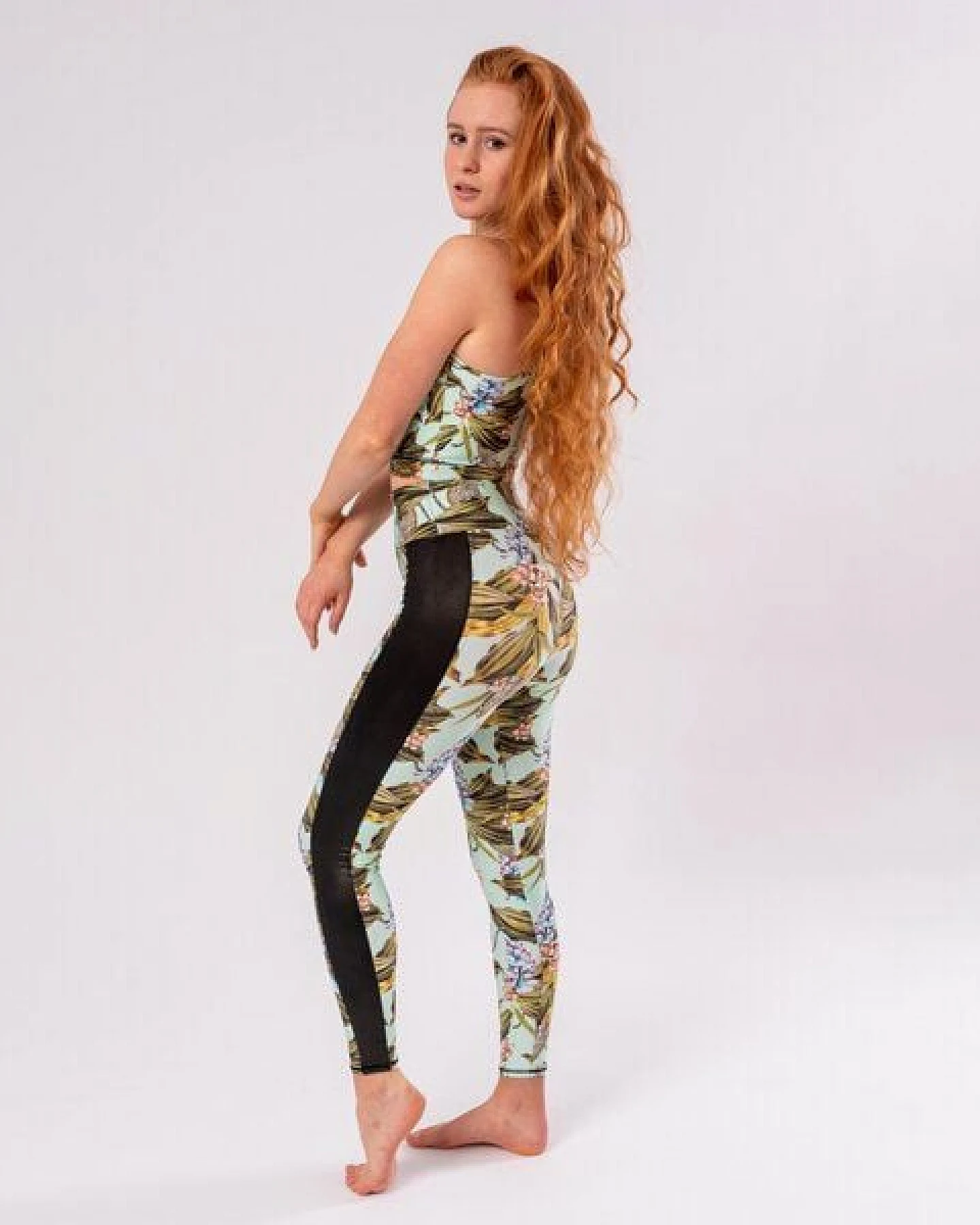 Flying Love Birds "Africa Mint" - Speed Stripe Leggings – Ansicht 3
