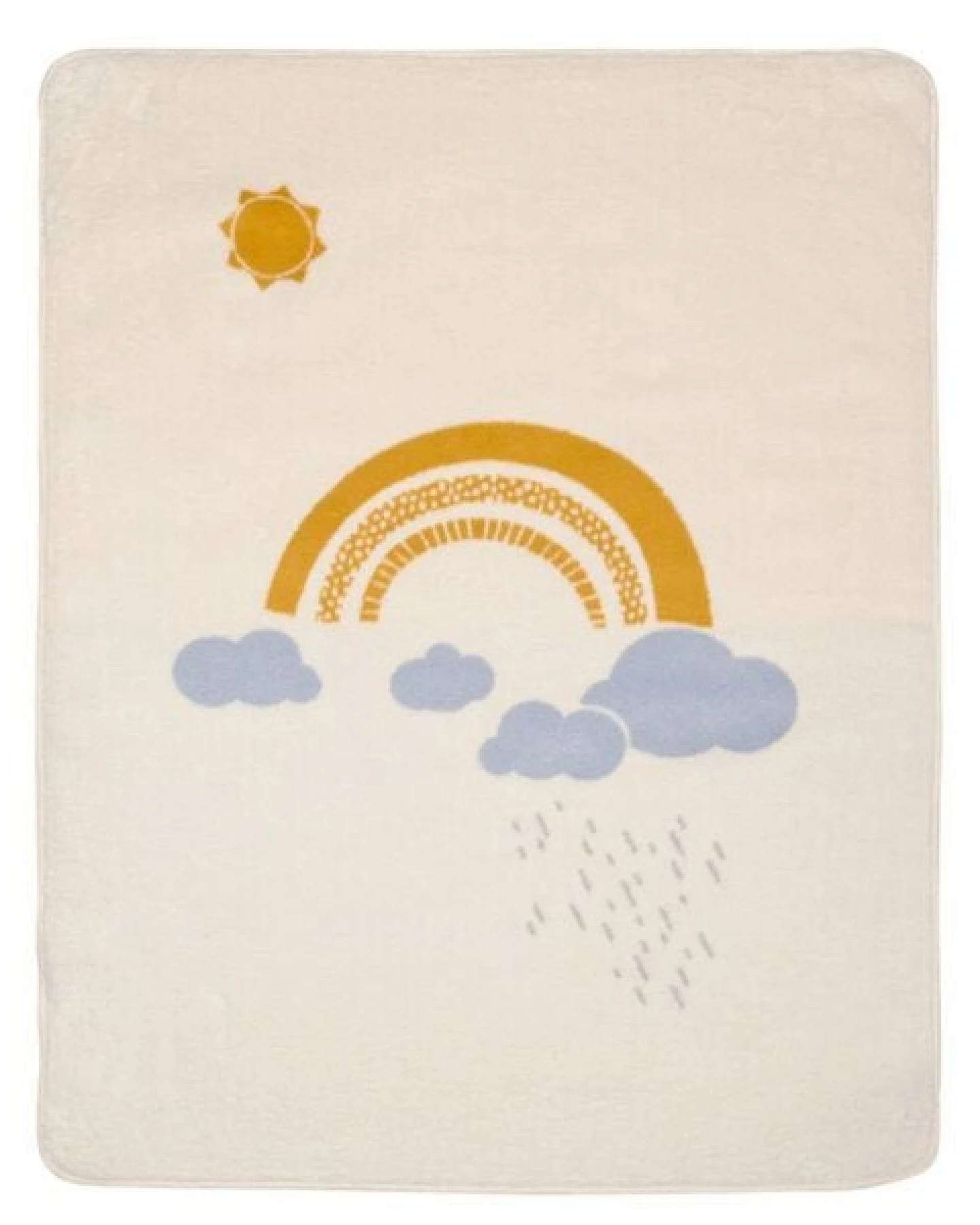 David Fussenegger Babydecke Regenbogen 75 x 100 aus Biobaumwolle – Ansicht 3