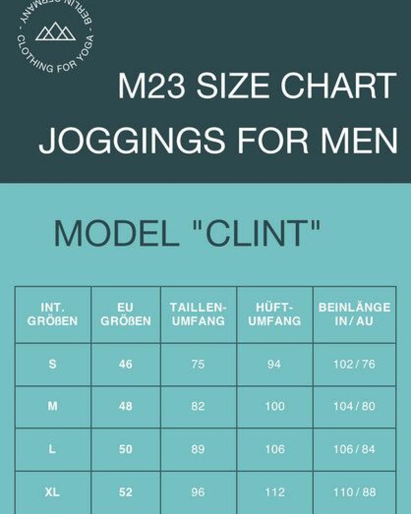 M23 Herren Jogginghose aus Bio-Baumwolle, Modell "Clint" – Ansicht 4