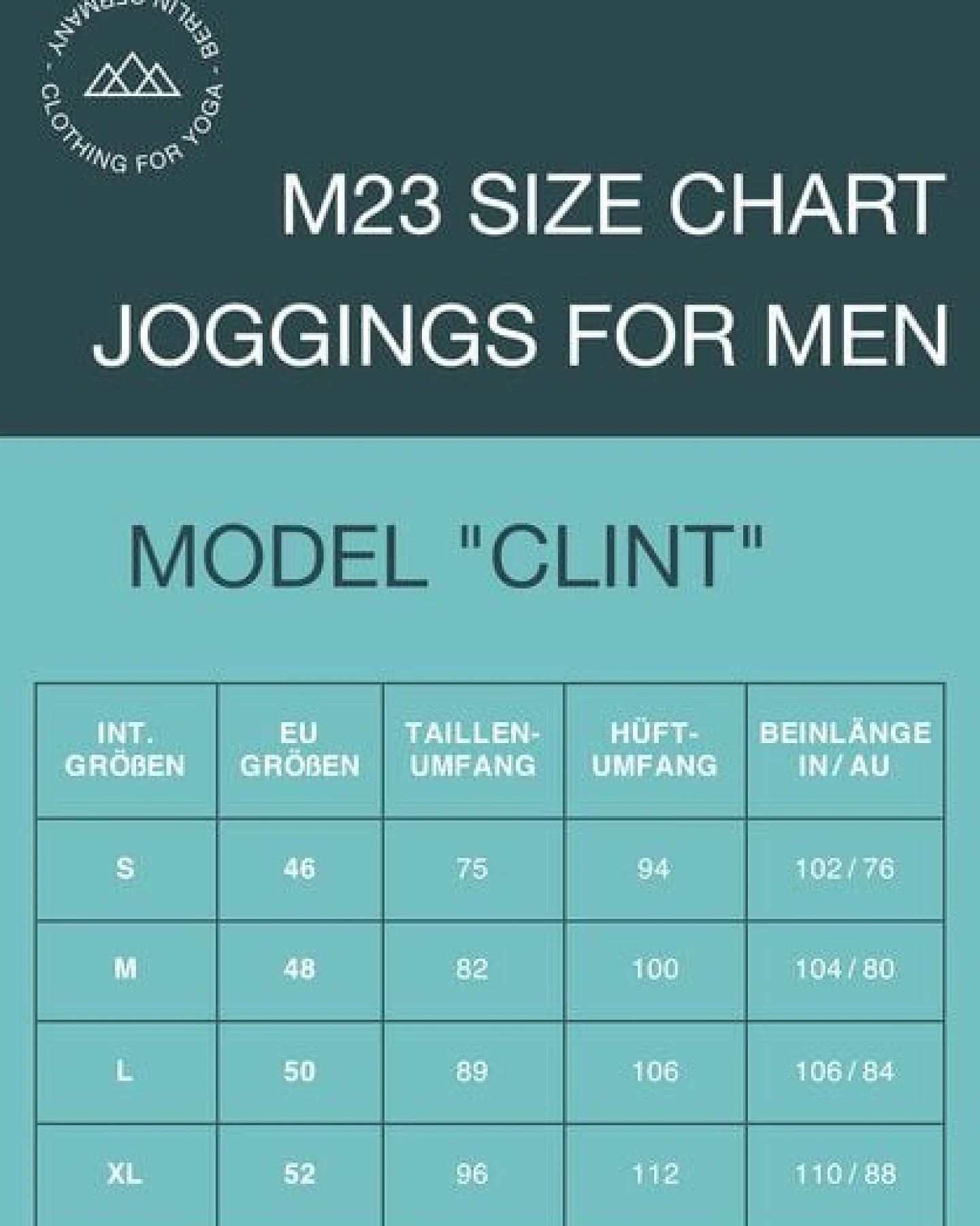 M23 Herren Jogginghose aus Bio-Baumwolle, Modell "Clint" – Ansicht 4