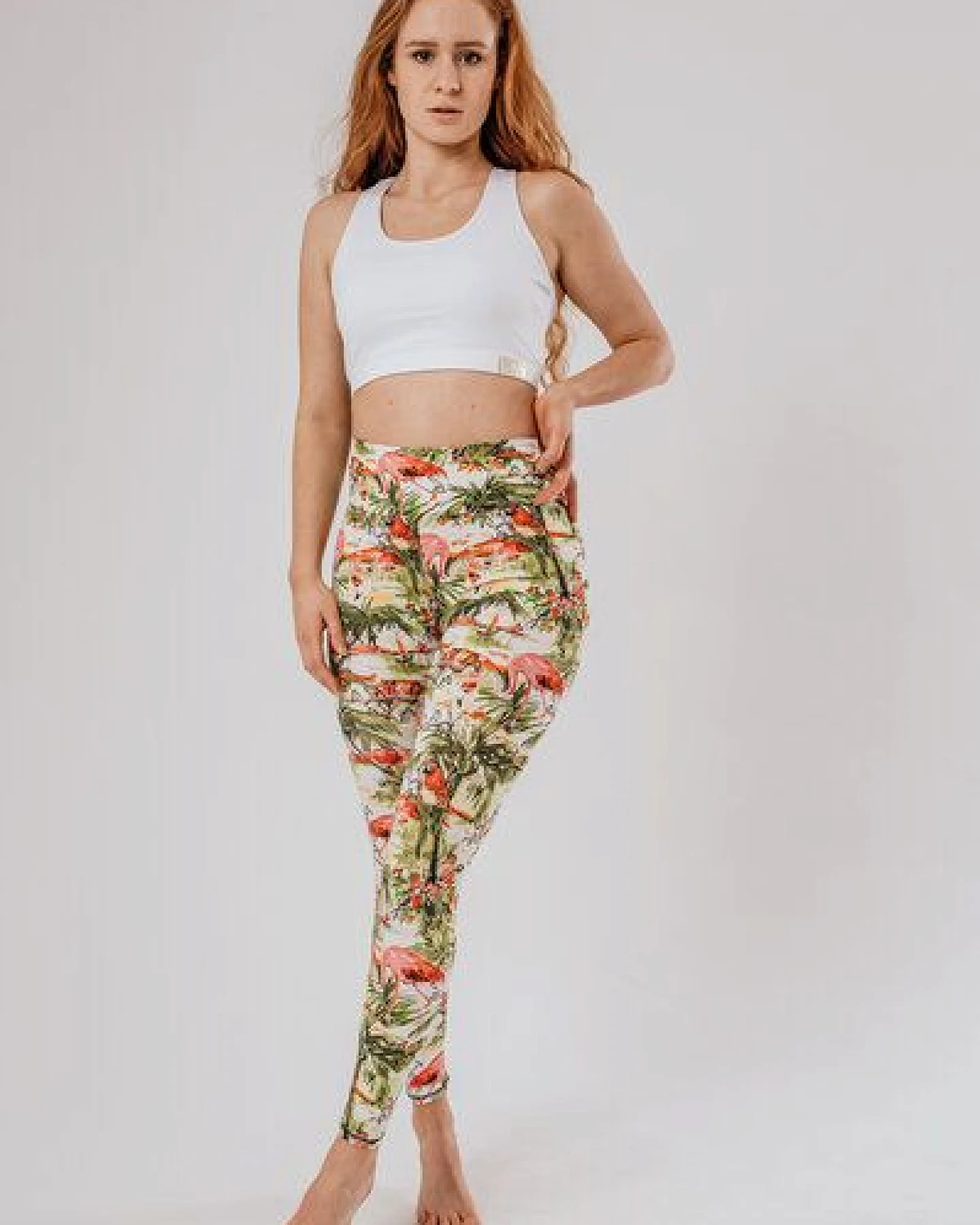 Flying Love Birds "White Beauty" - Racerback - Yoga Bra – Ansicht 2