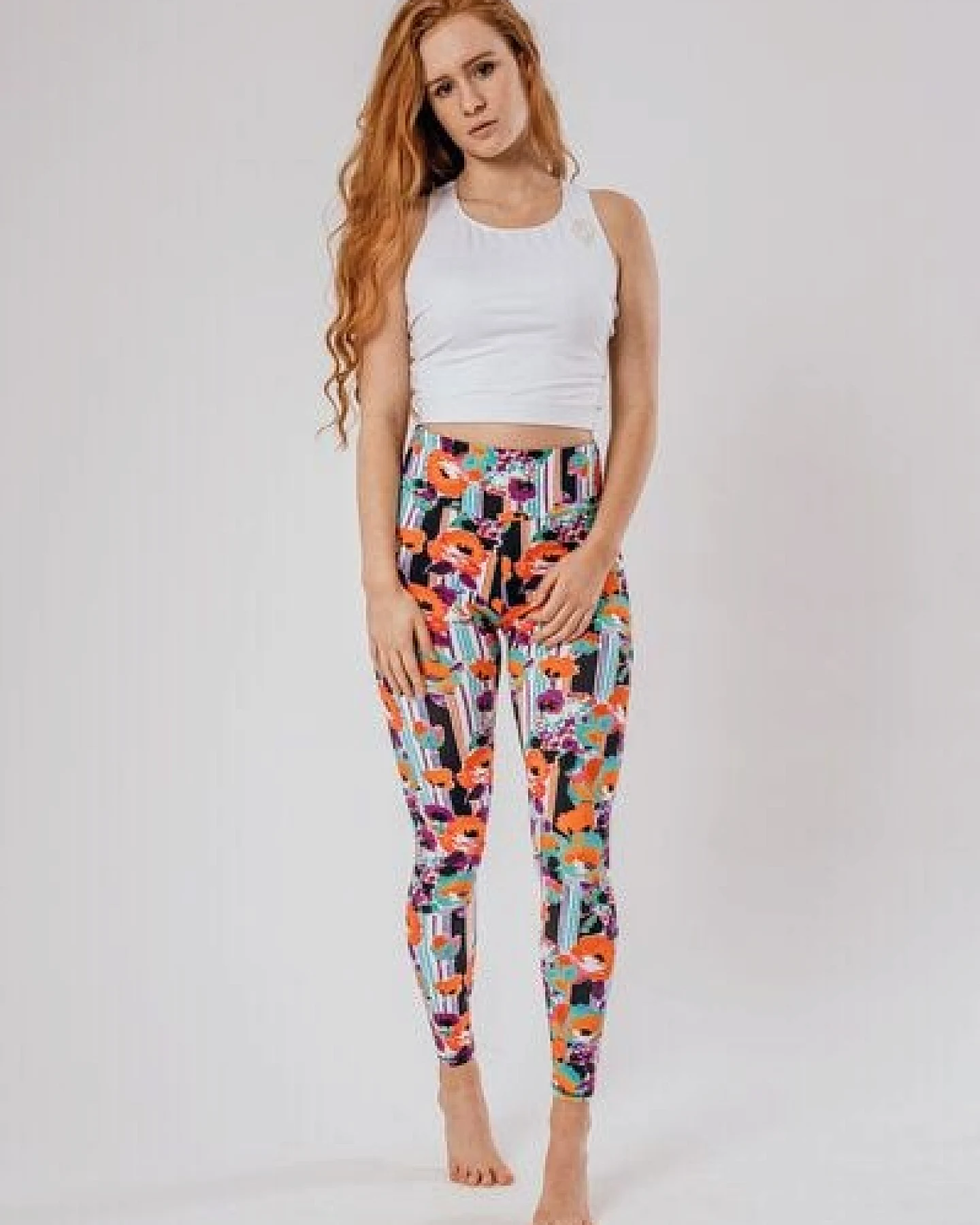Flying Love Birds "White Beauty" - Crop Top - Yoga Top – Ansicht 2