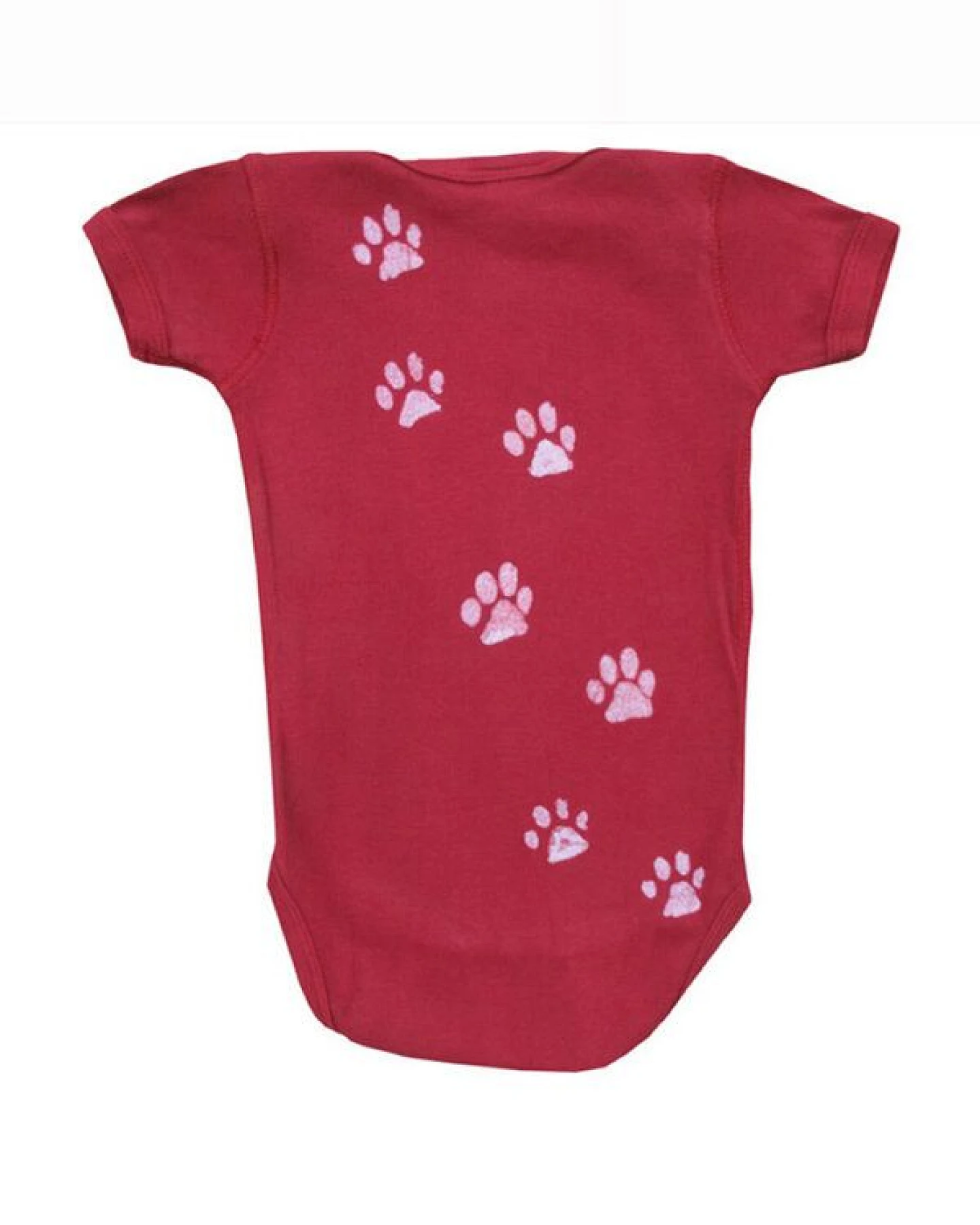 Global Mamas Baby Body - Löwe - Bio Baumwolle - Rot - Kurzarm – Ansicht 2