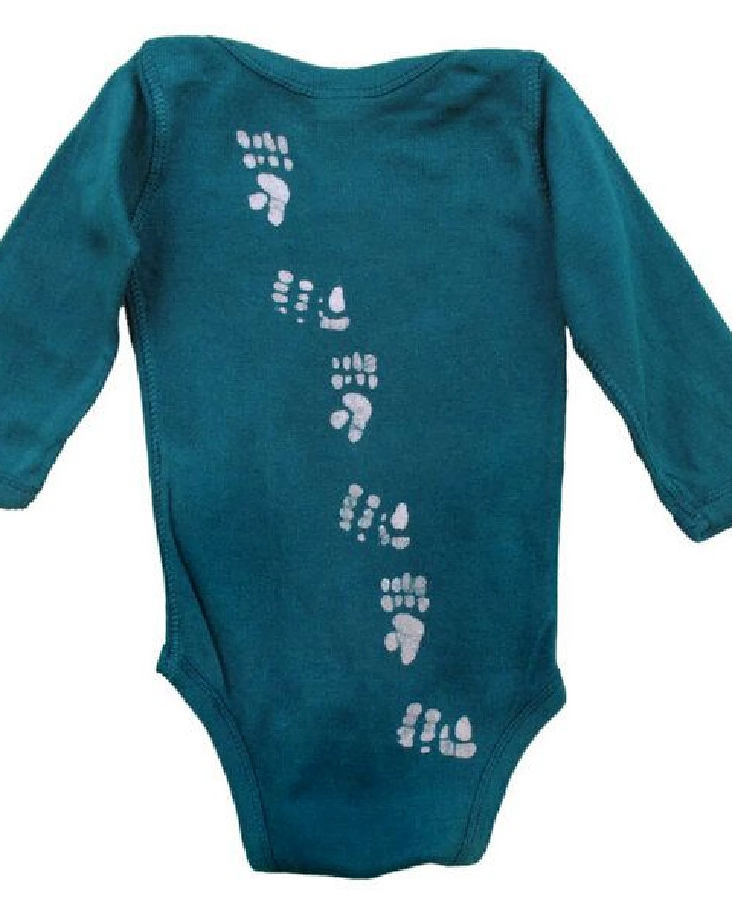 Global Mamas Baby Body - Affe - Bio Baumwolle - Grün - Langarm – Ansicht 2