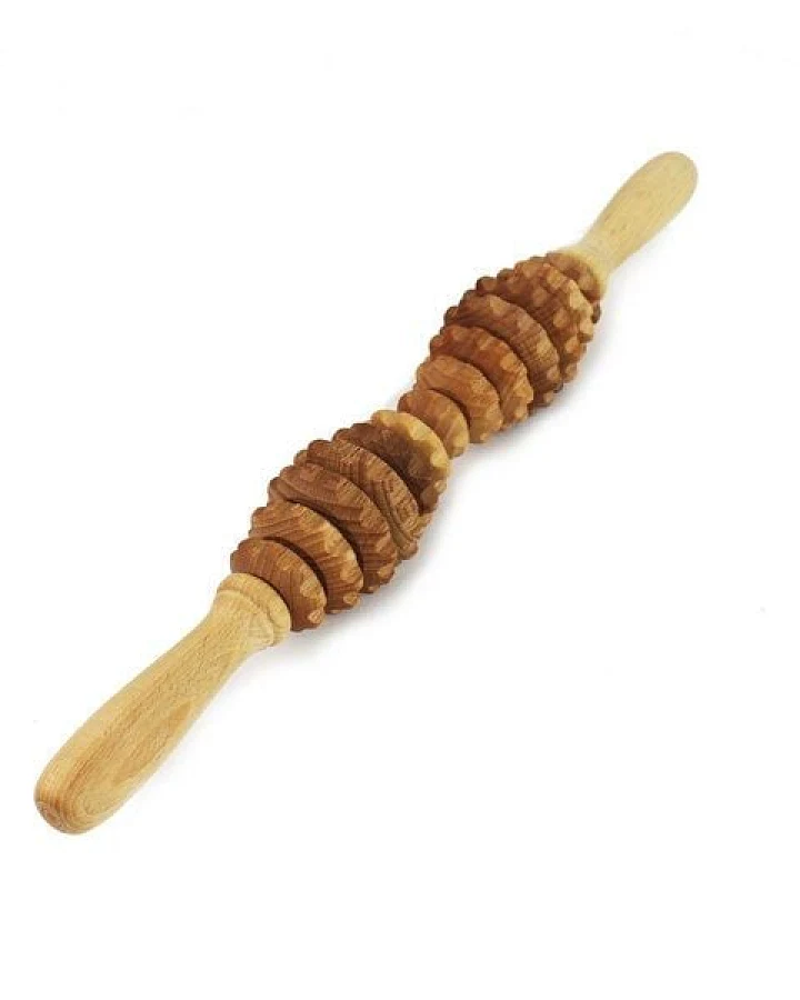 Mitienda Shop Massageroller aus Holz 40cm Langform