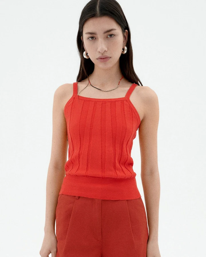 Thinking MU Damen vegan Top Nadine Rot