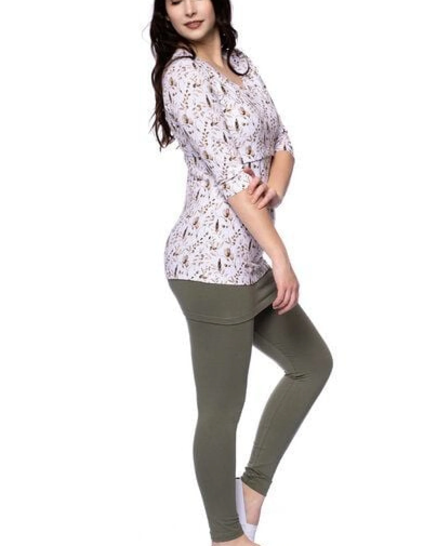 Milchshake Skirt Leggings Umstandsleggings aus Bio Baumwolle – Ansicht 4