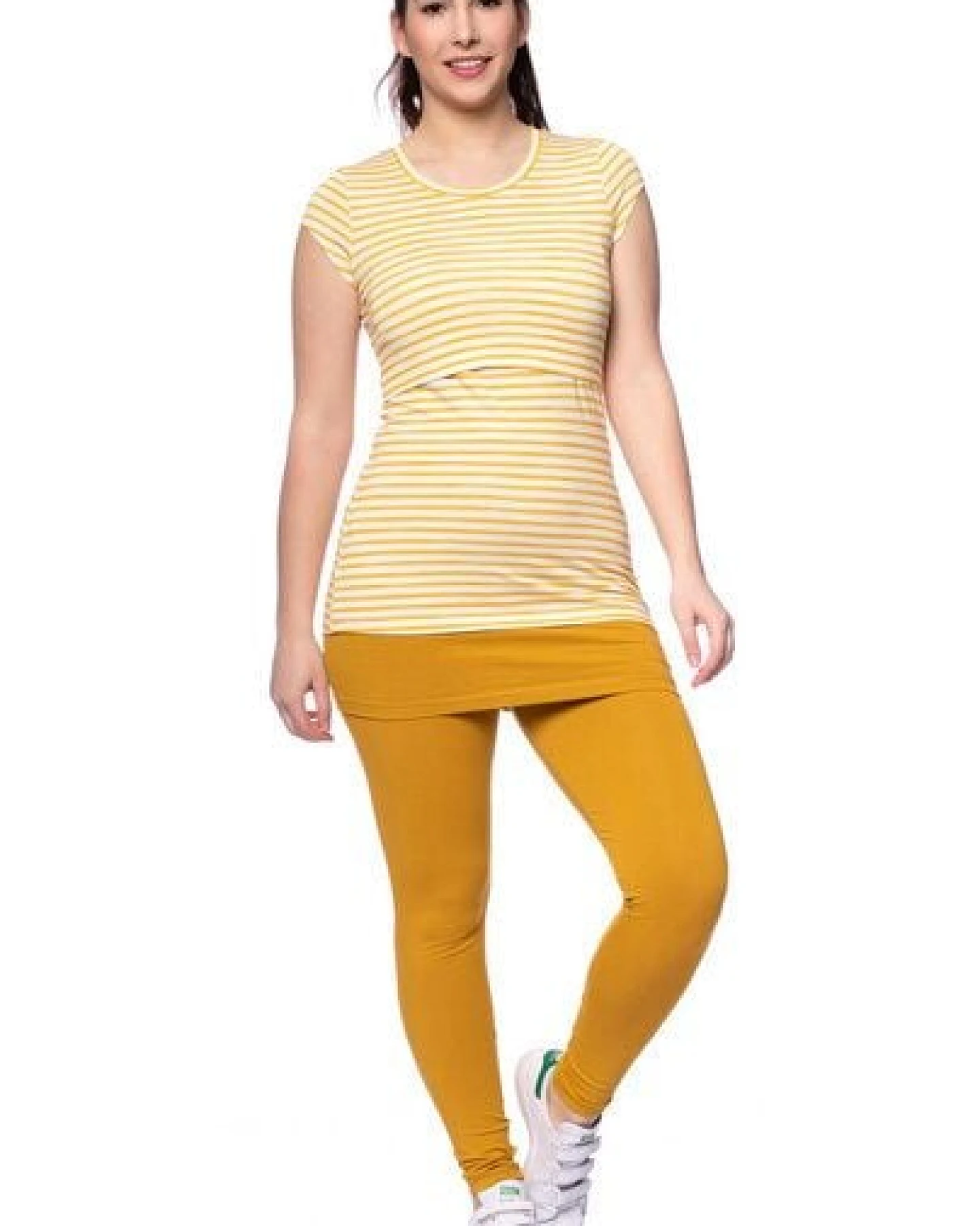Milchshake Skirt Leggings Umstandsleggings aus Bio Baumwolle – Ansicht 4