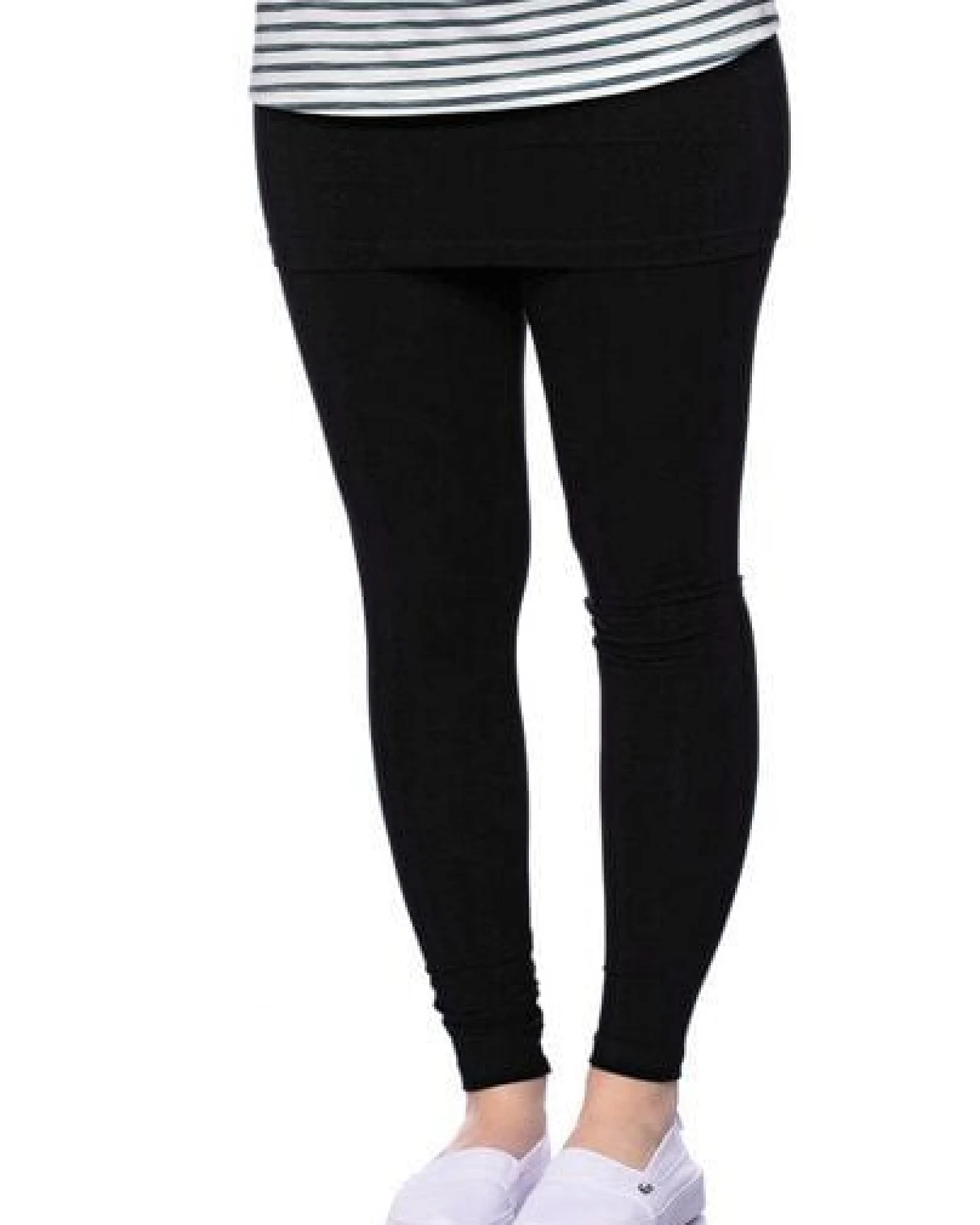 Milchshake Skirt Leggings Umstandsleggings aus Bio Baumwolle – Ansicht 4