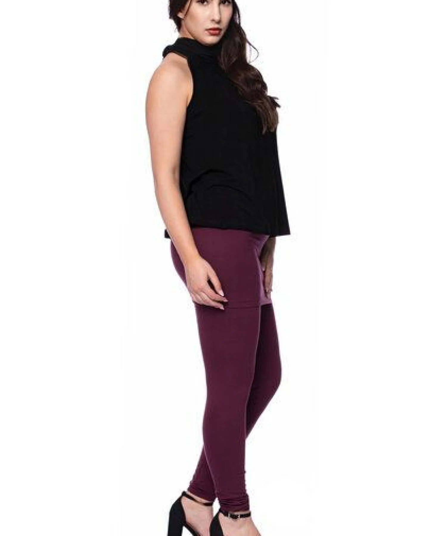 Milchshake Skirt Leggings Umstandsleggings aus Bio Baumwolle – Ansicht 3