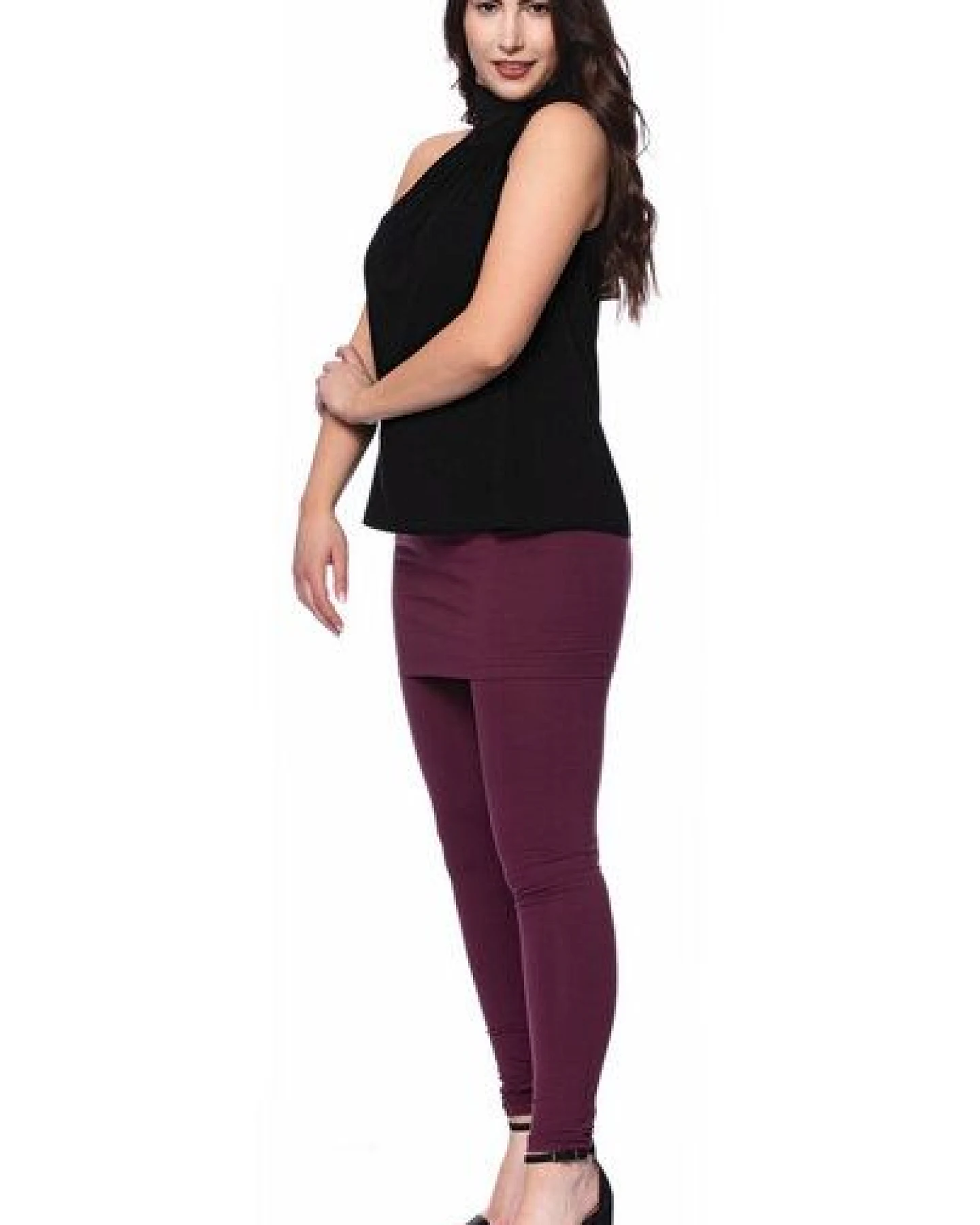 Milchshake Skirt Leggings Umstandsleggings aus Bio Baumwolle – Ansicht 4