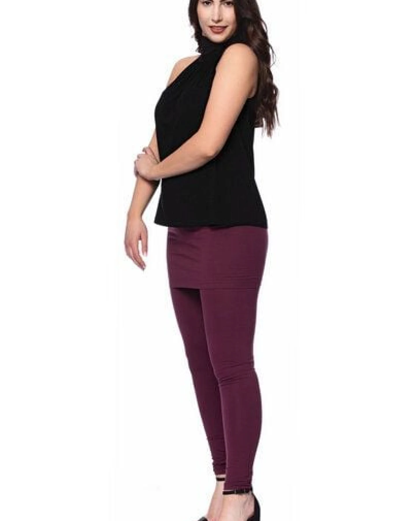 Milchshake Skirt Leggings Umstandsleggings aus Bio Baumwolle – Ansicht 4