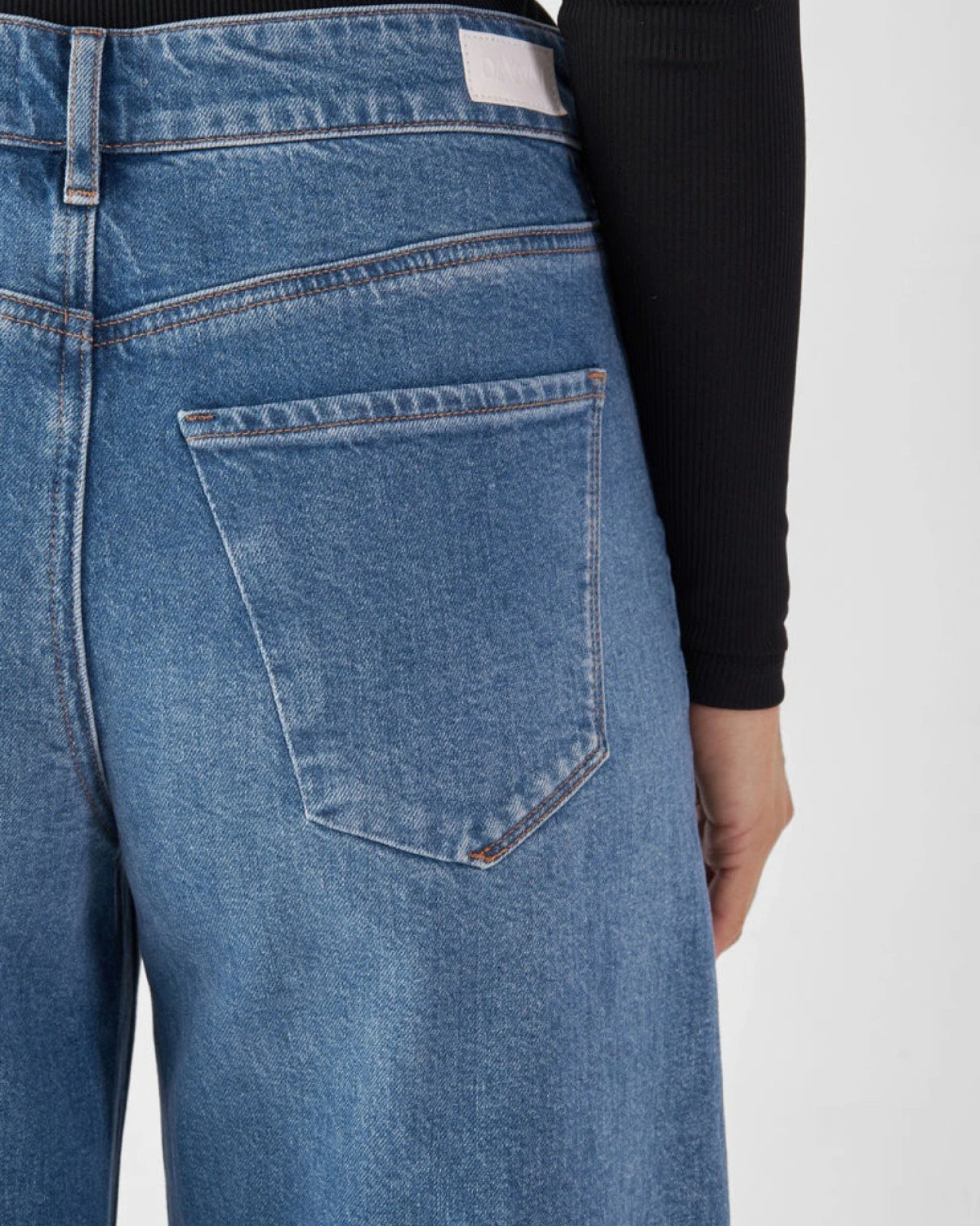 Jeans Ash Barrel Medium Blue – Ansicht 4