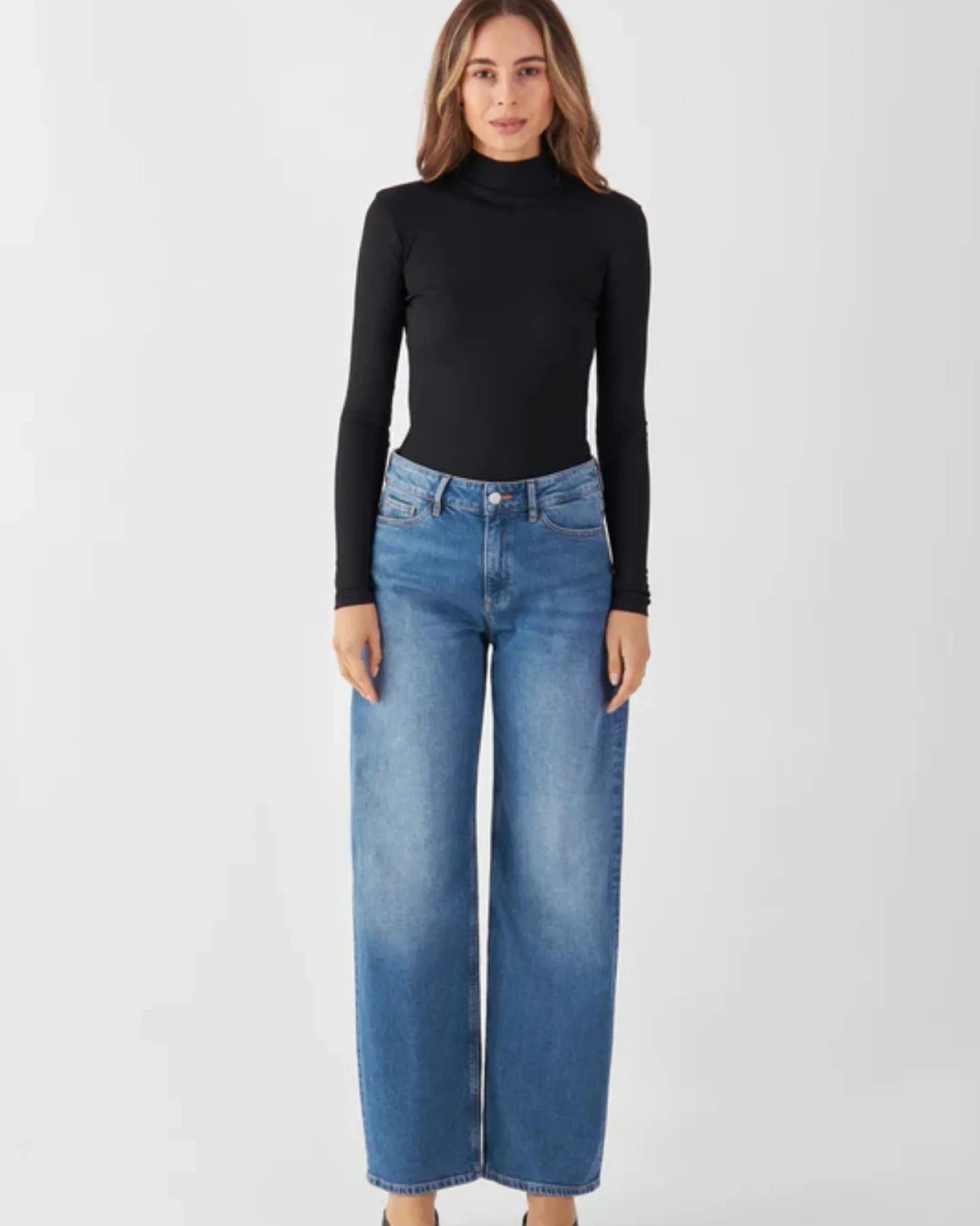 Jeans Ash Barrel Medium Blue – Ansicht 2