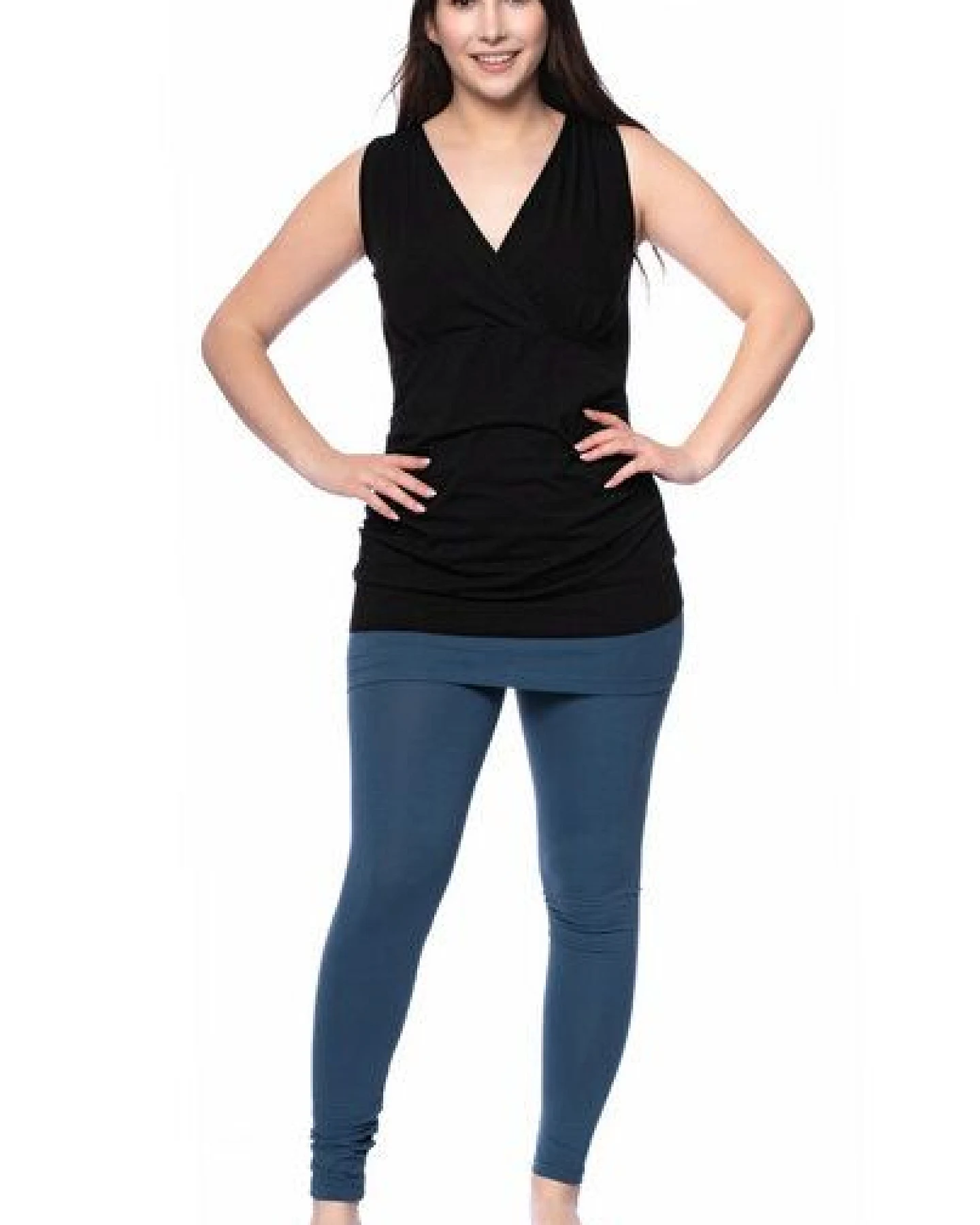Milchshake Skirt Leggings Umstandsleggings aus Bio Baumwolle – Ansicht 3