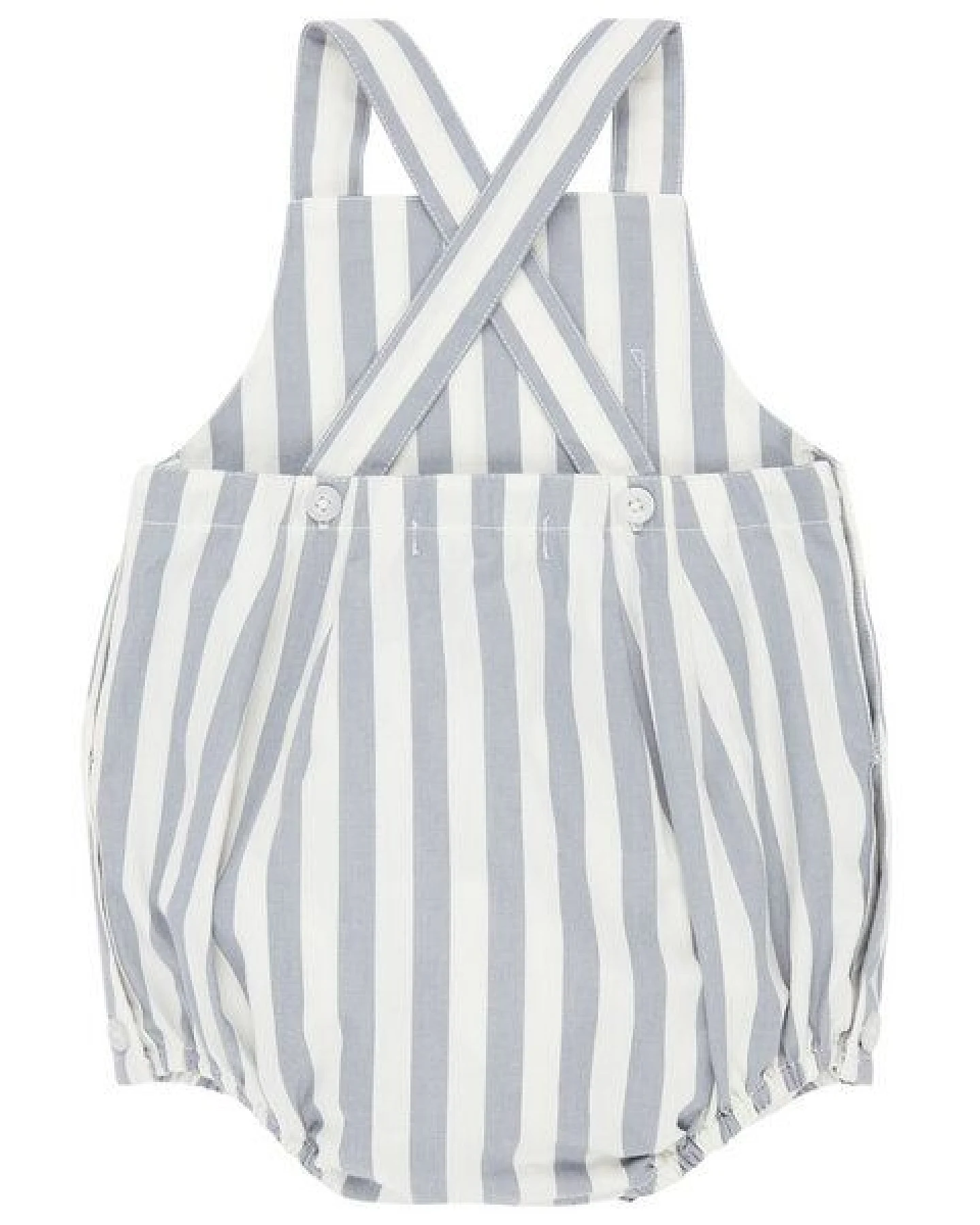 Sense Organics & friends in cooperation with GARY MASH Baby Kurzoverall gestreift aus Twill, Biobaumwolle – Ansicht 2