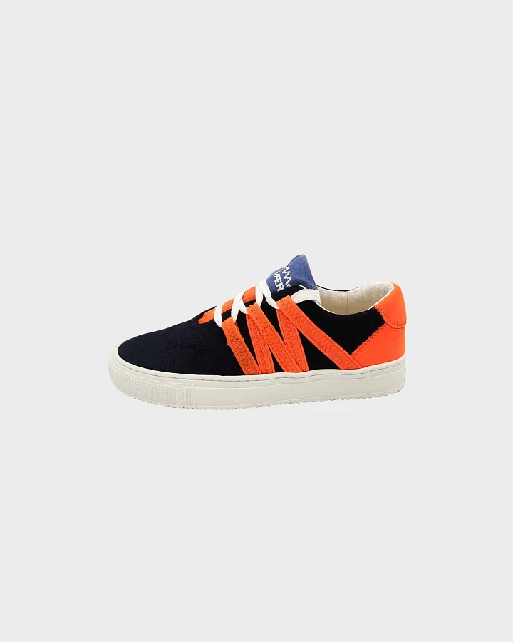 VAER Herren vegan Sneaker Stark Phoenix Schwarz/Orange