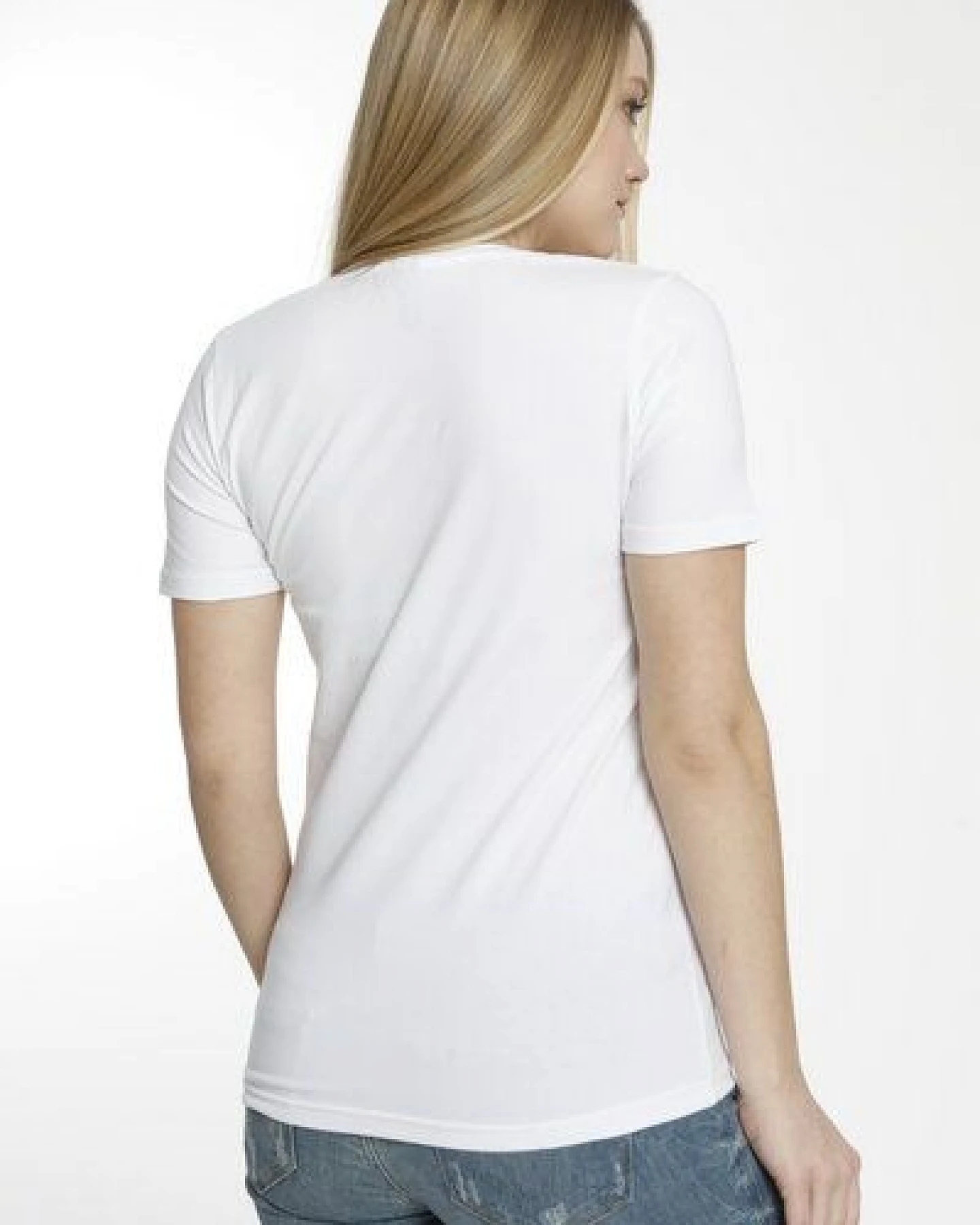 GOTS zertifiziertes Biobaumwolle Damen T-Shirt von Bruno Barella – Ansicht 2