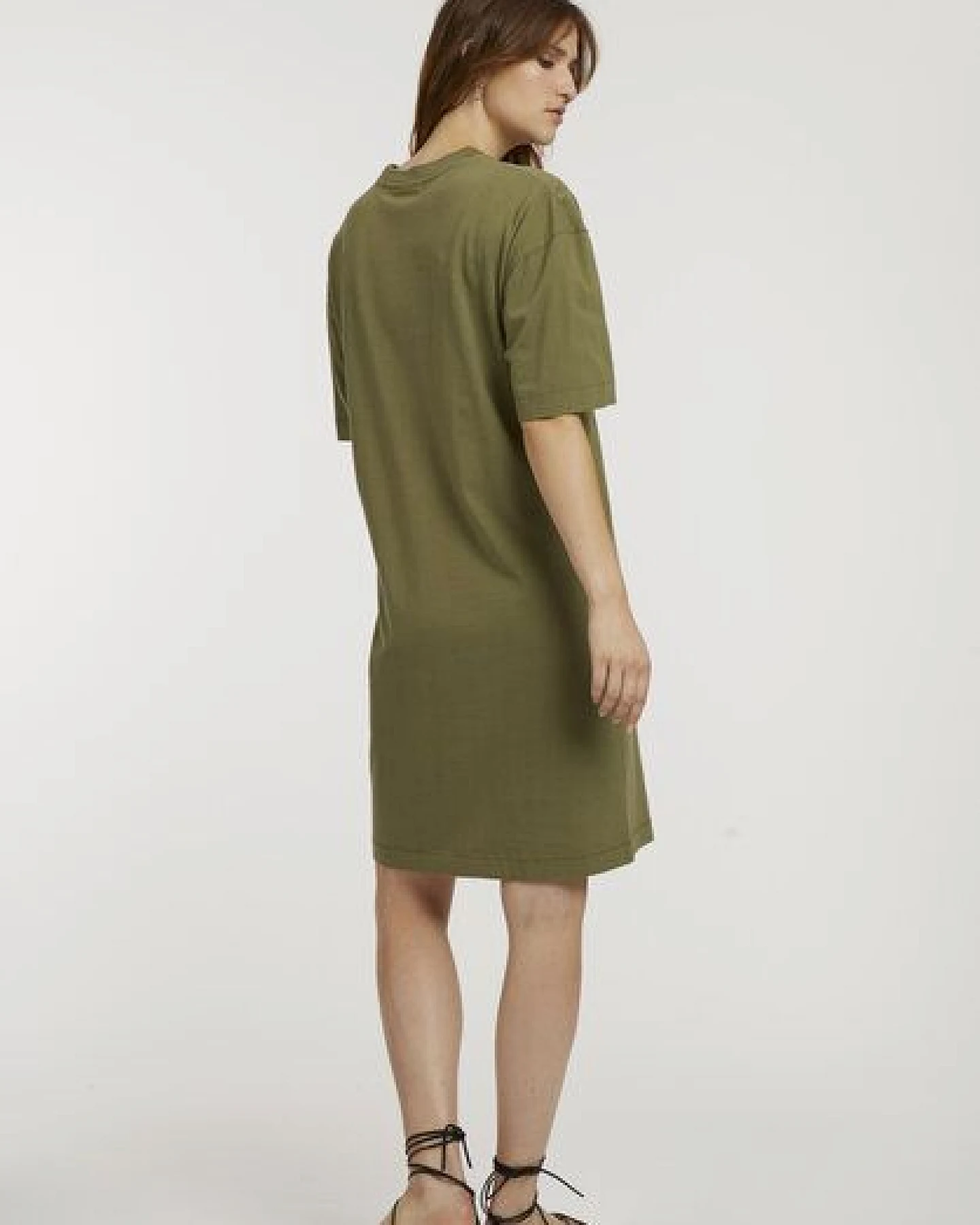 ThokkThokk Damen T-Shirt Dress aus Biobaumwolle – Ansicht 3
