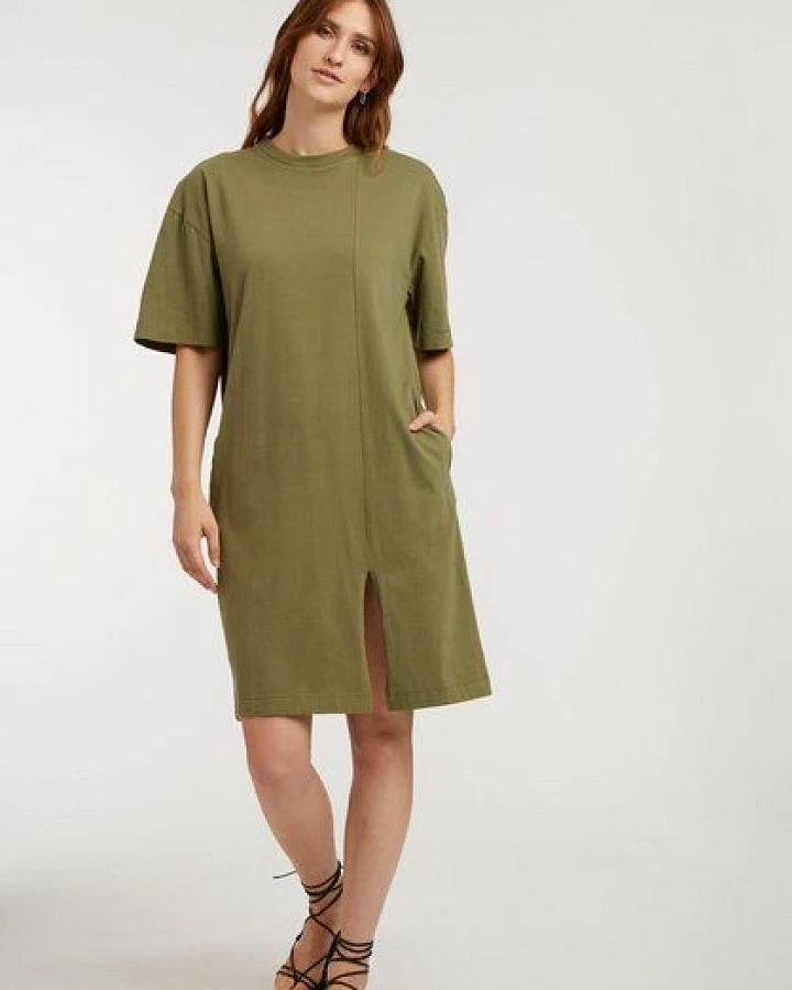 ThokkThokk Damen T-Shirt-Kleid TT87 aus Bio-Baumwolle