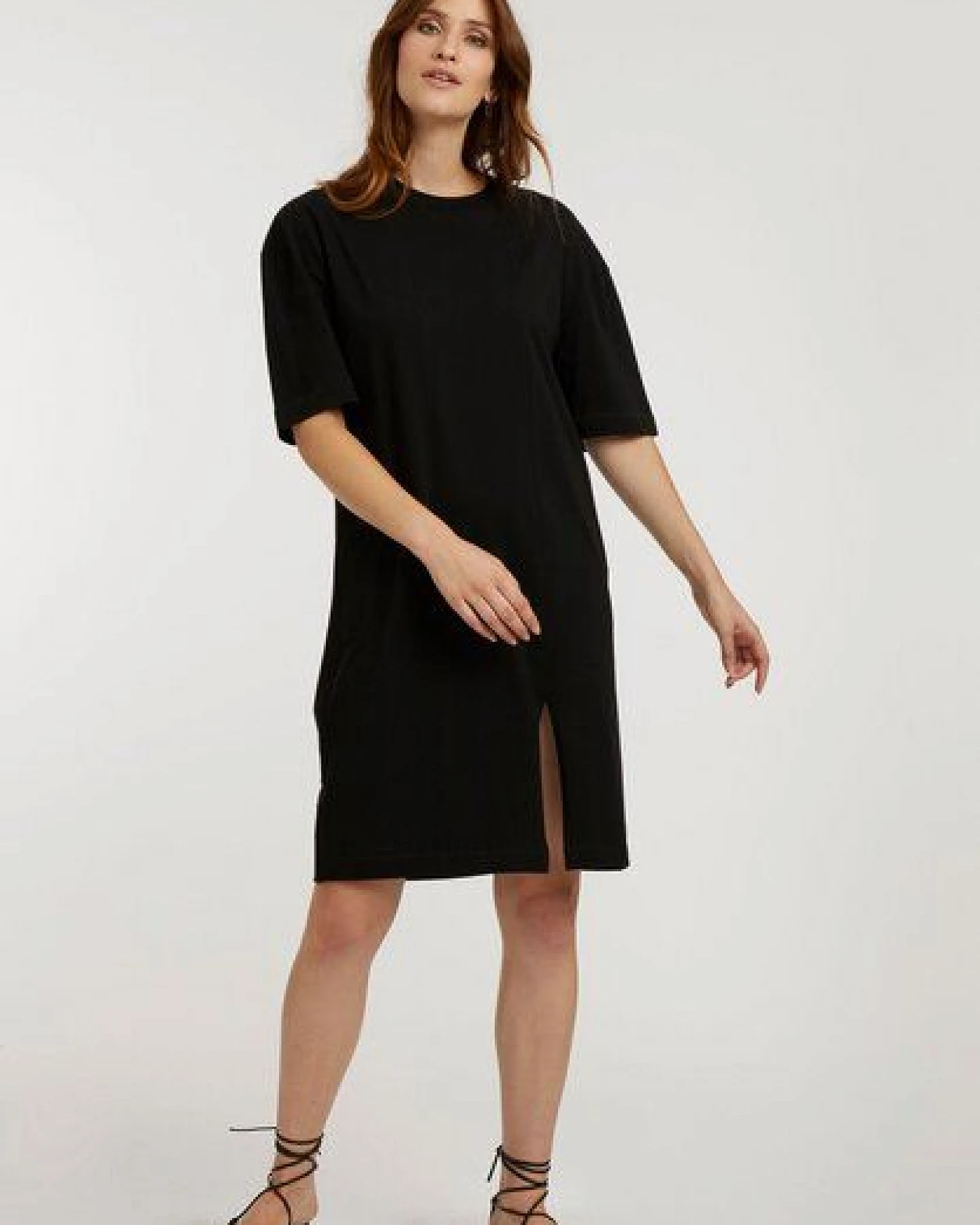 ThokkThokk Damen T-Shirt-Kleid TT87 aus Bio-Baumwolle – Ansicht 3