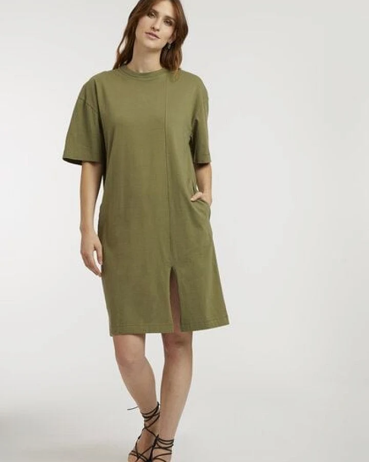ThokkThokk Damen T-Shirt Dress aus Biobaumwolle