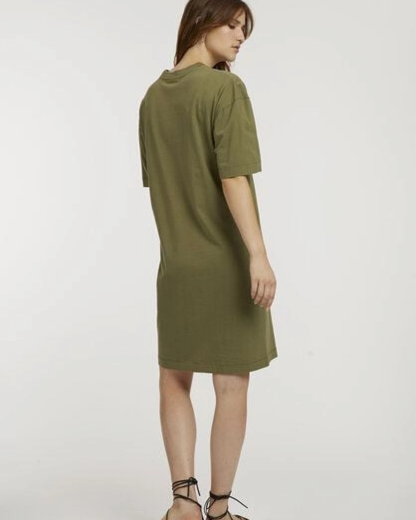 ThokkThokk Damen T-Shirt Dress aus Biobaumwolle – Ansicht 3