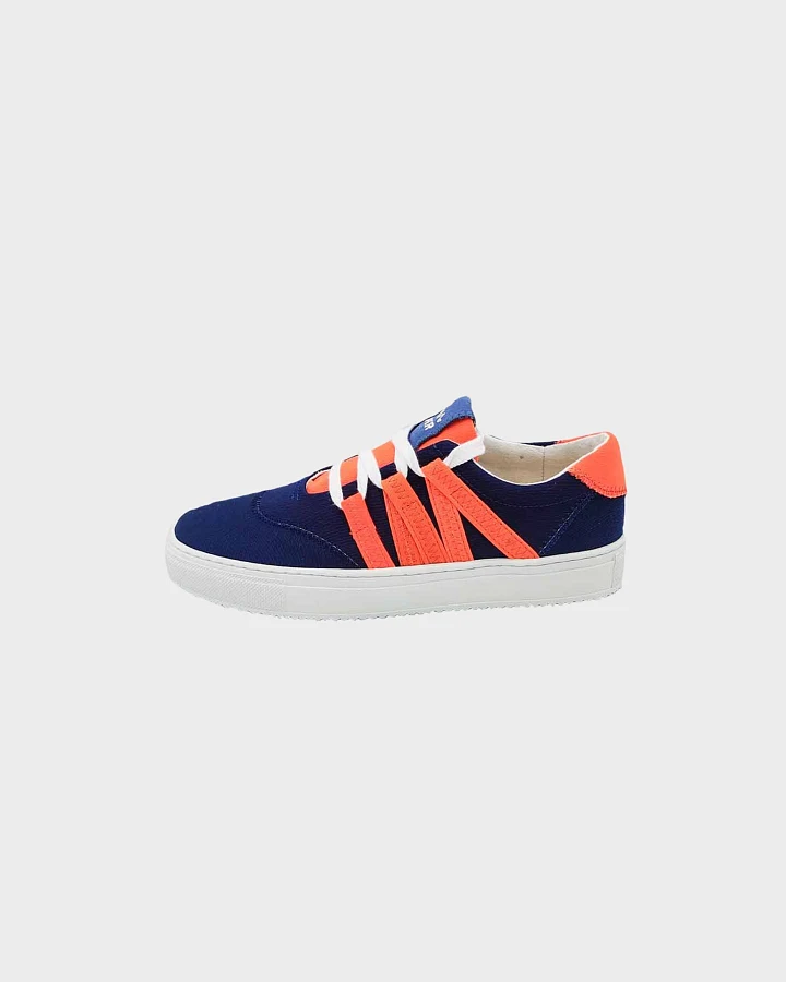 VAER Herren vegan Sneaker Stark Phoenix Blau/Orange