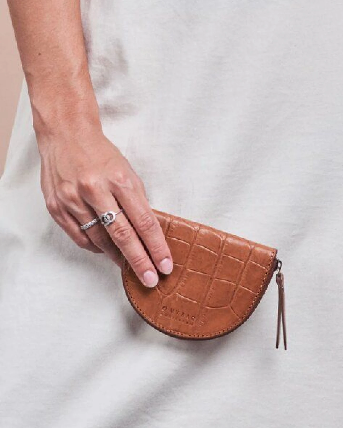 O MY BAG Coin Purse LAURA - Classic Croco Leather – Ansicht 4
