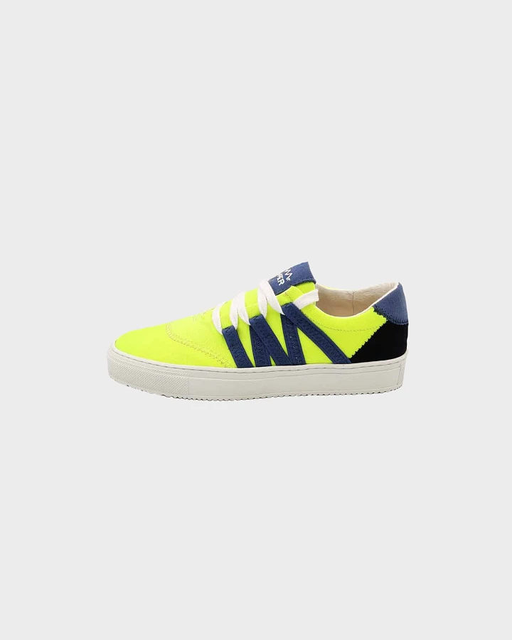 VAER Herren vegan Sneaker Stark Phoenix Gelb/Blau