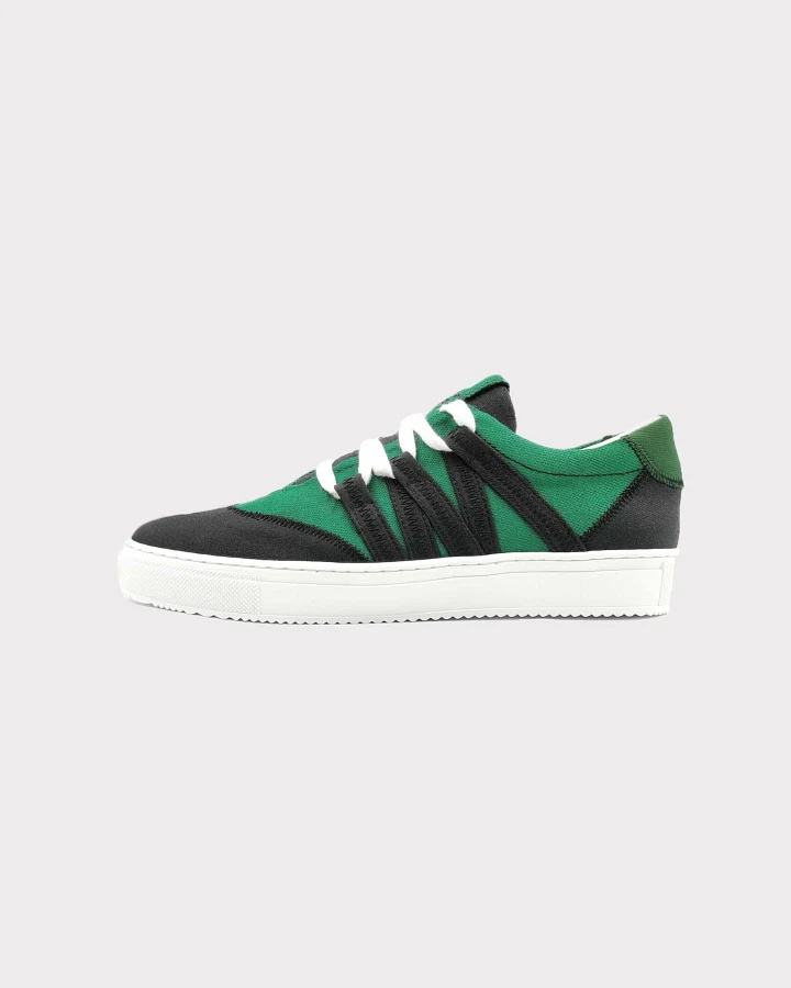 VAER Herren vegan Sneaker Phoenix Grün/Weiß