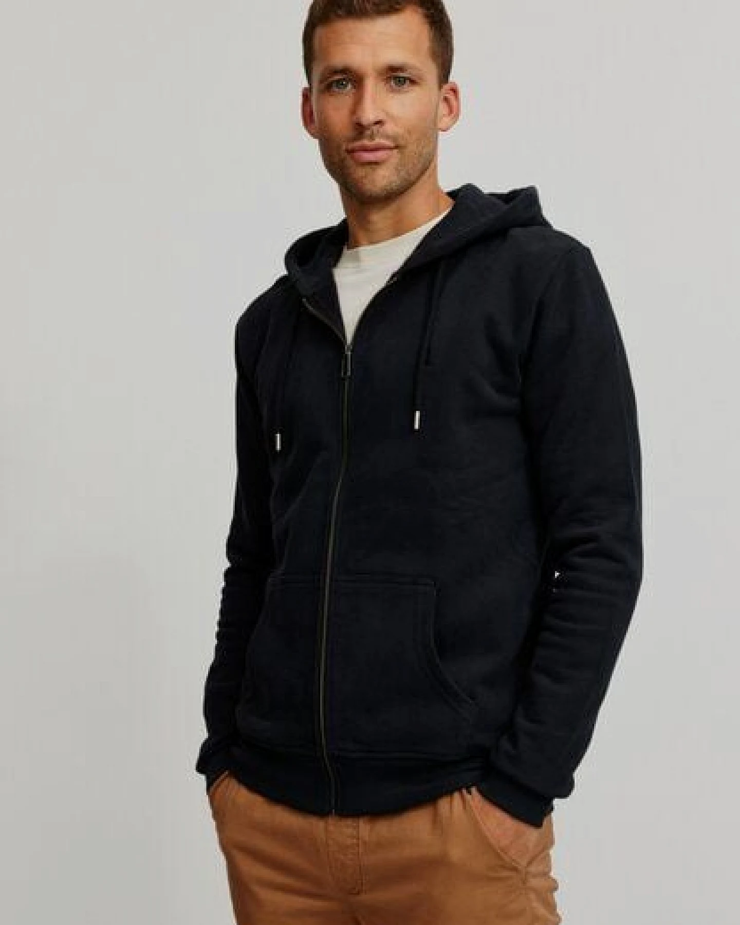 Herren Sweatjacke aus Bio-Baumwolle - BIRCH - recolution – Ansicht 3