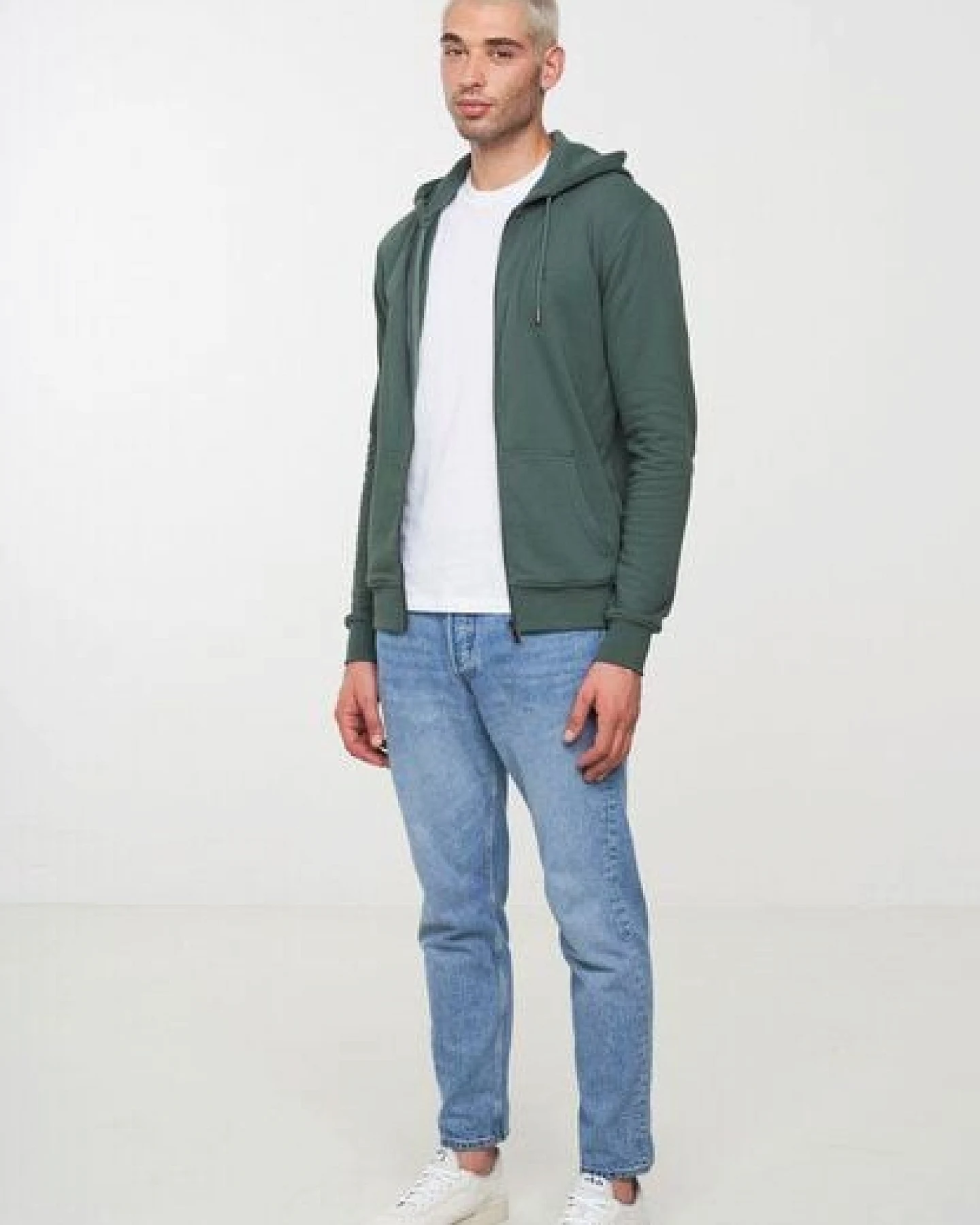 Herren Sweatjacke aus Bio-Baumwolle - BIRCH - recolution – Ansicht 3