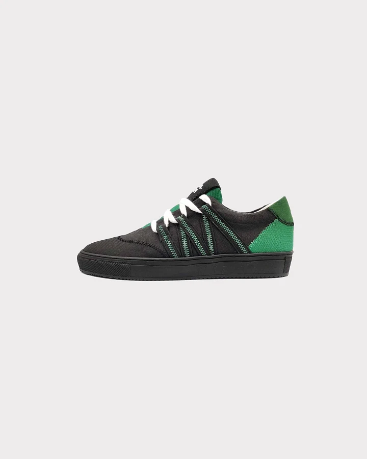 VAER Herren vegan Sneaker Phoenix Grün/Schwarz