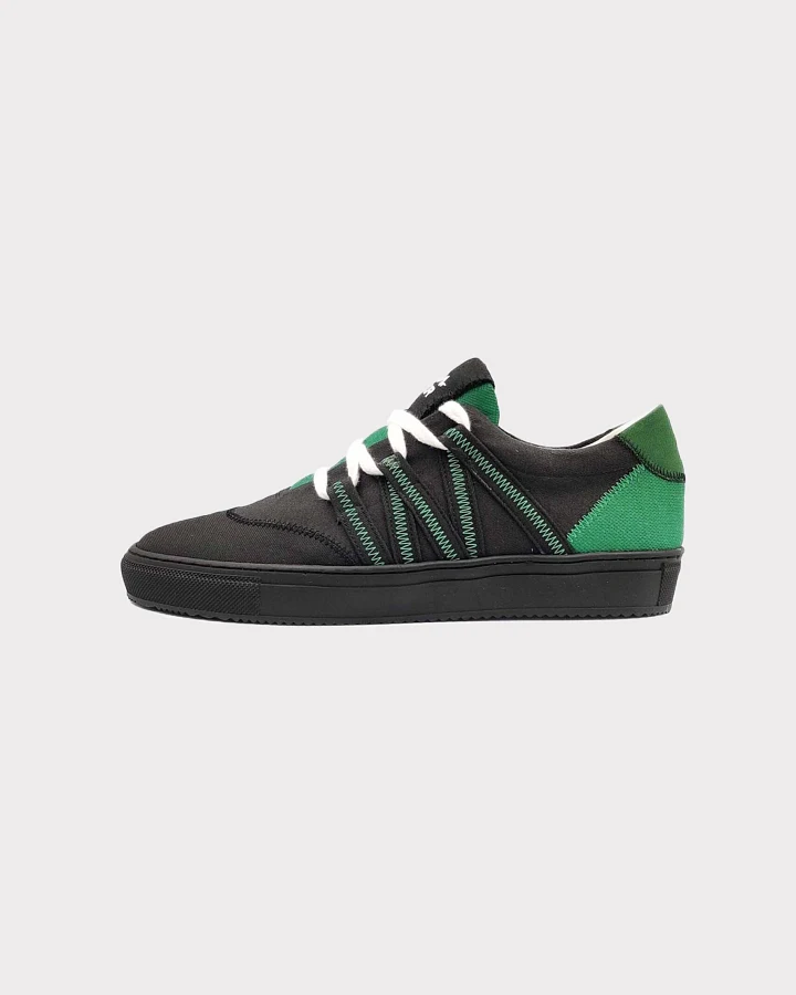 VAER Herren vegan Sneaker Phoenix Grün/Schwarz