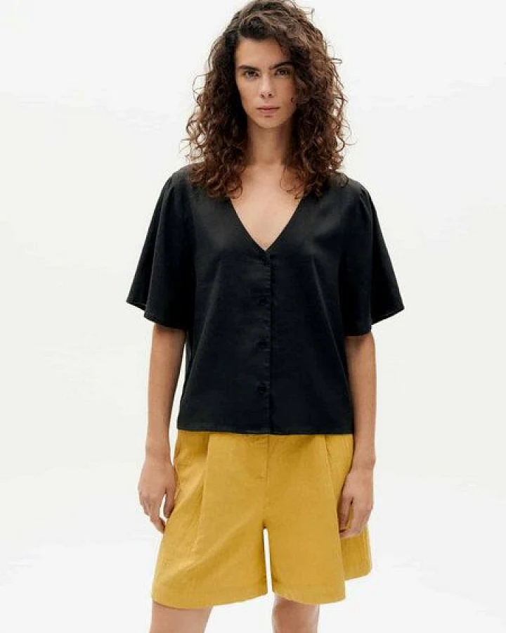 thinking mu Hemdbluse - Hemp Libelula Blouse - aus Hanf & Tencel