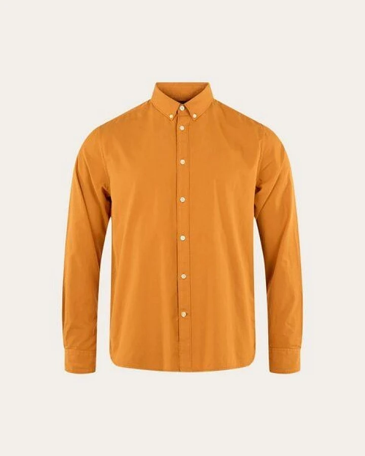KnowledgeCotton Apparel LARCH Casual Fit Cord Hemd GOTS/Vegan