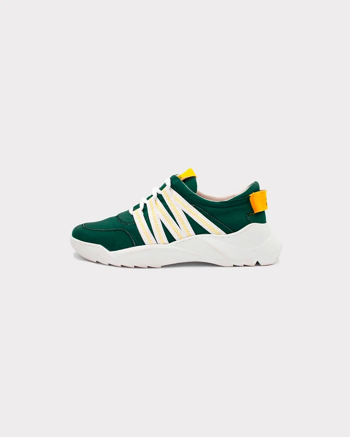 VAER Herren vegan Sneaker Gro Grün