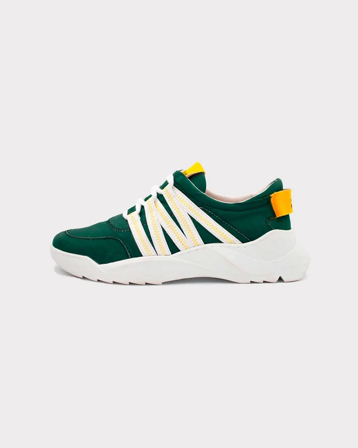 VAER Herren vegan Sneaker Gro Grün