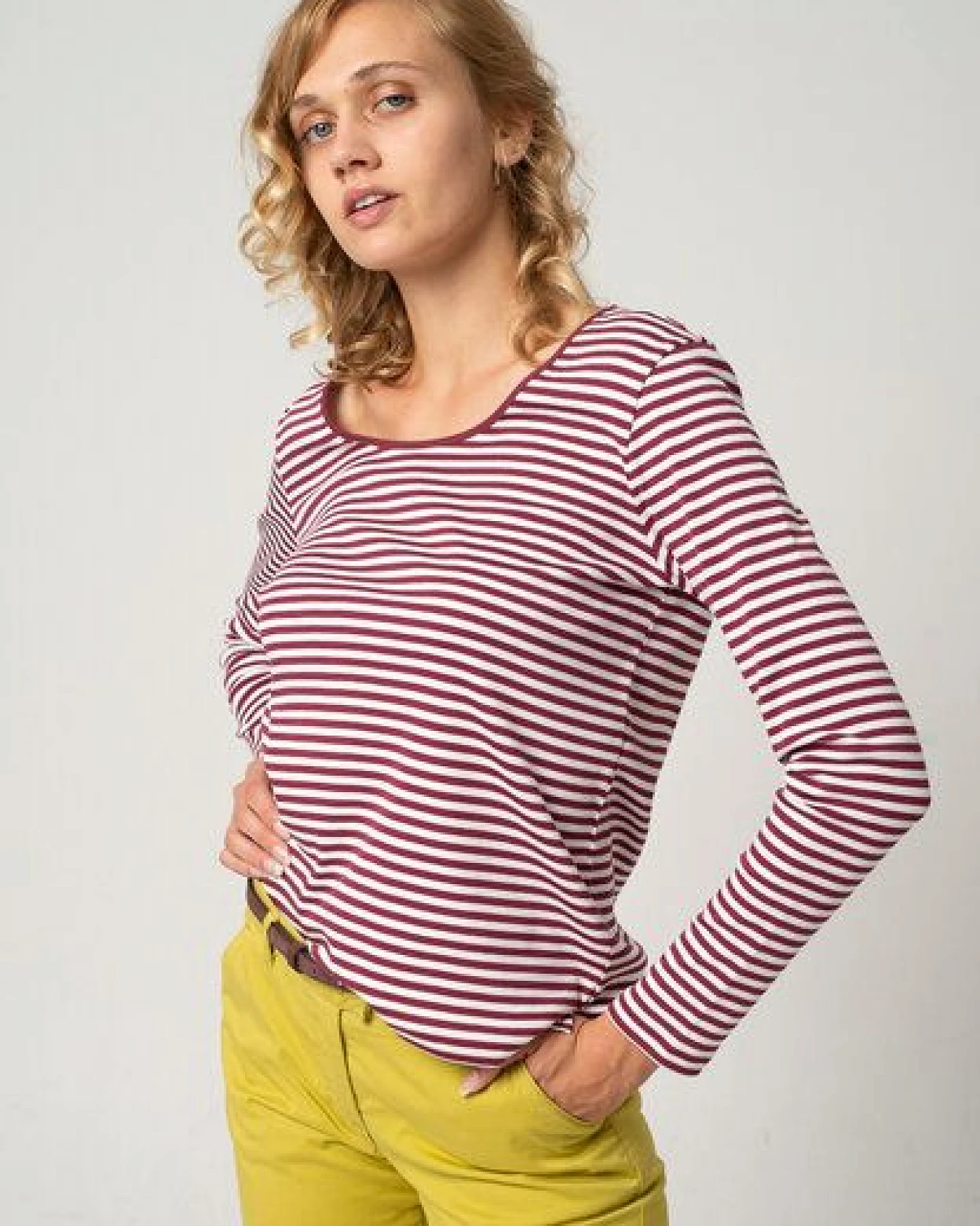 Alma & Lovis Langarmshirt aus Bio Baumwolle 'Breton Longsleeve' – Ansicht 2