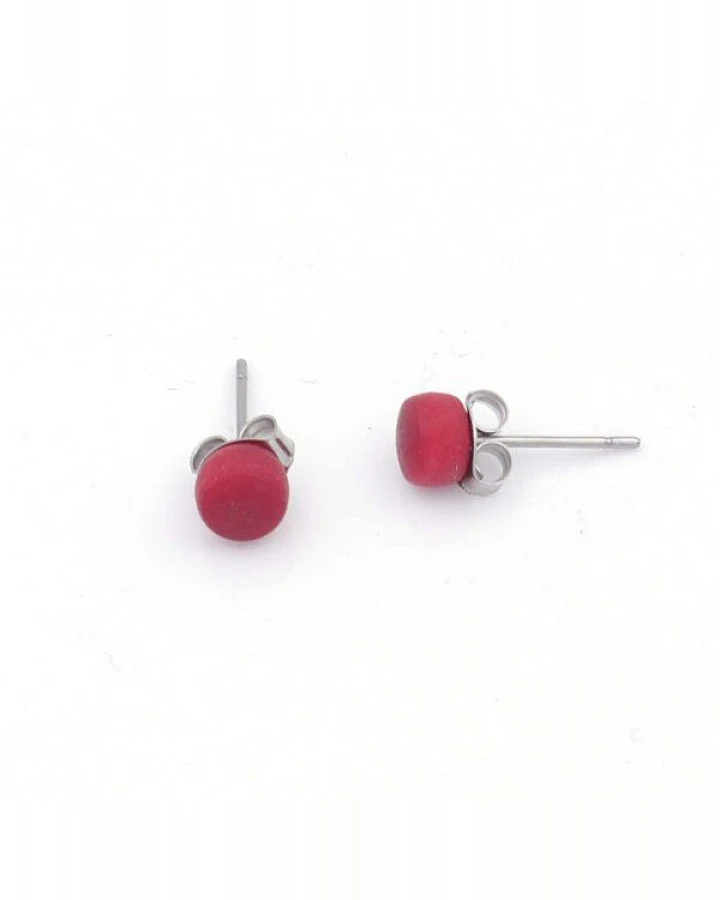 Mekhada Tagua Ohrstecker TOPI 5 mm
