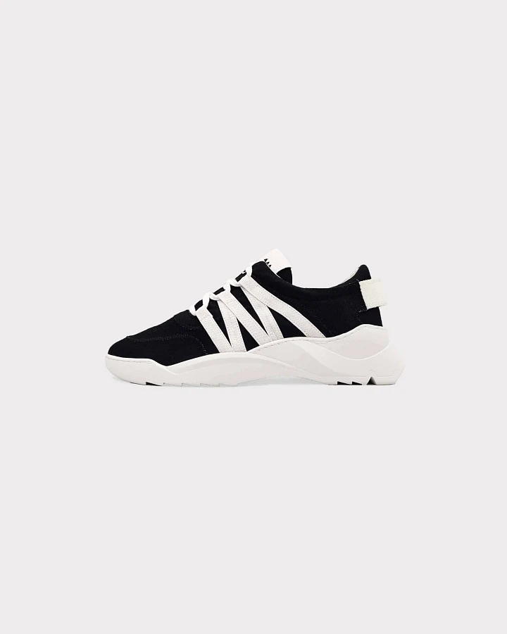 VAER Herren vegan Sneaker Gro Schwarz
