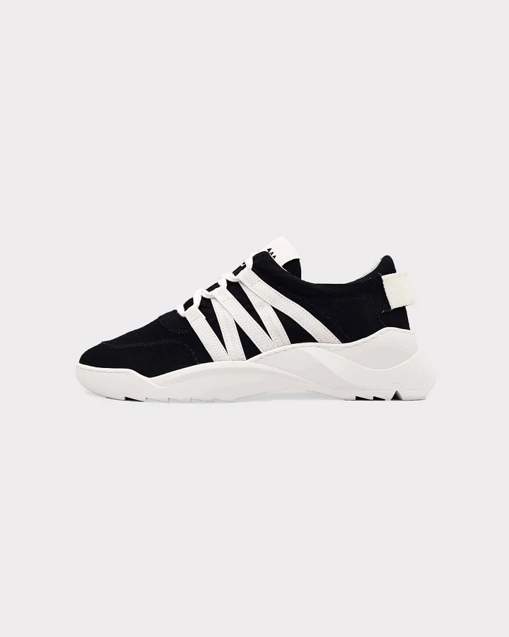 VAER Herren vegan Sneaker Gro Schwarz