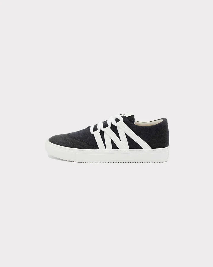 VAER Herren vegan Sneaker Phoenix Schwarz/Weiß