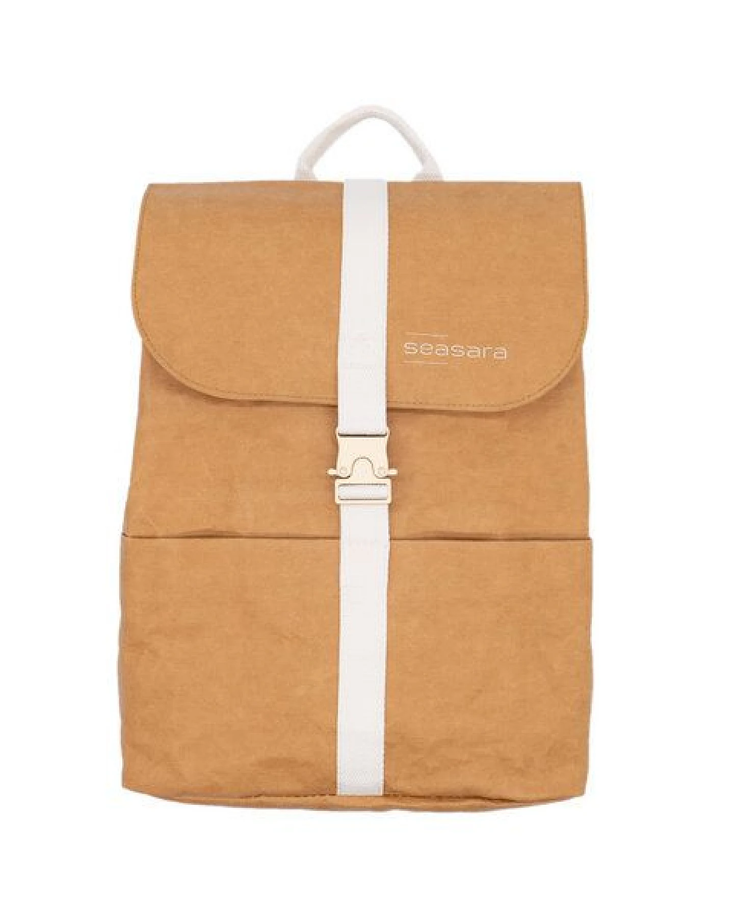 Damen Rucksack aus recyceltem Kraftpapier und Canvas – Ansicht 2