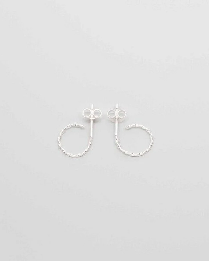 fejn jewelry Creole 'tiny twisted hoop' XS/M