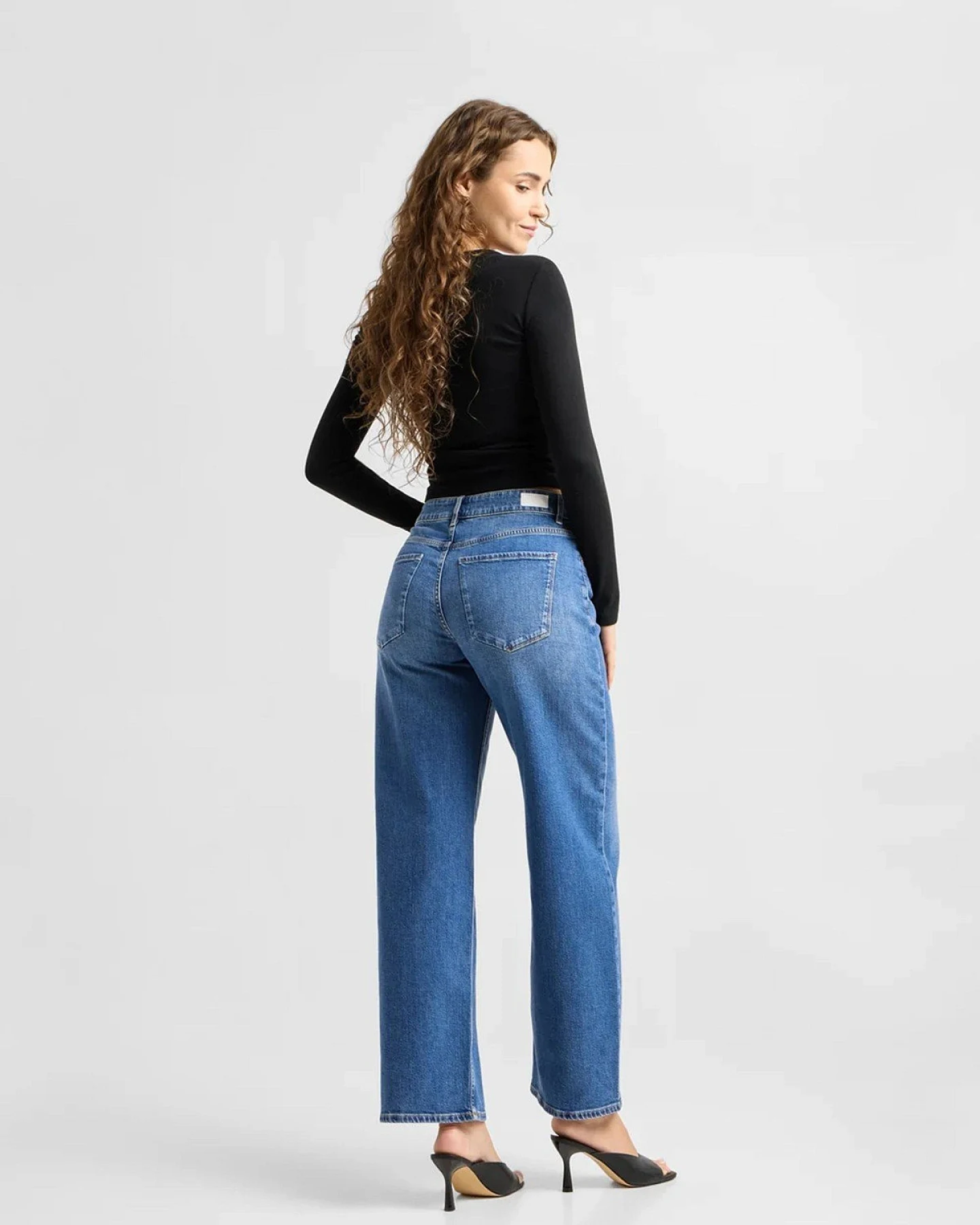 Jeans Ash Barrel Medium Blue – Ansicht 6