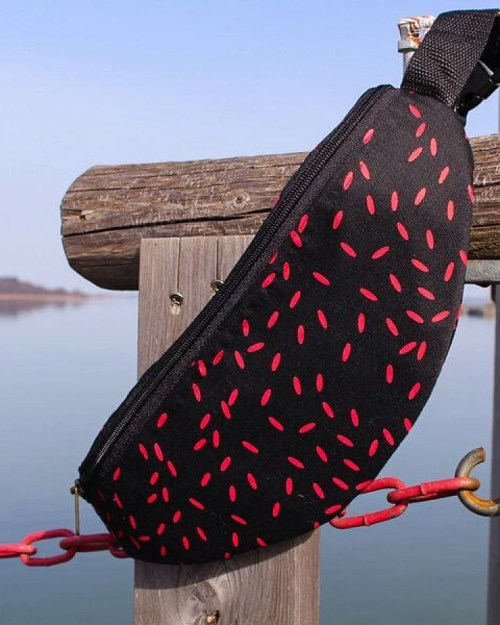 Schönes aus Indochina Bauchtasche vegan aus Stoffrestbeständen