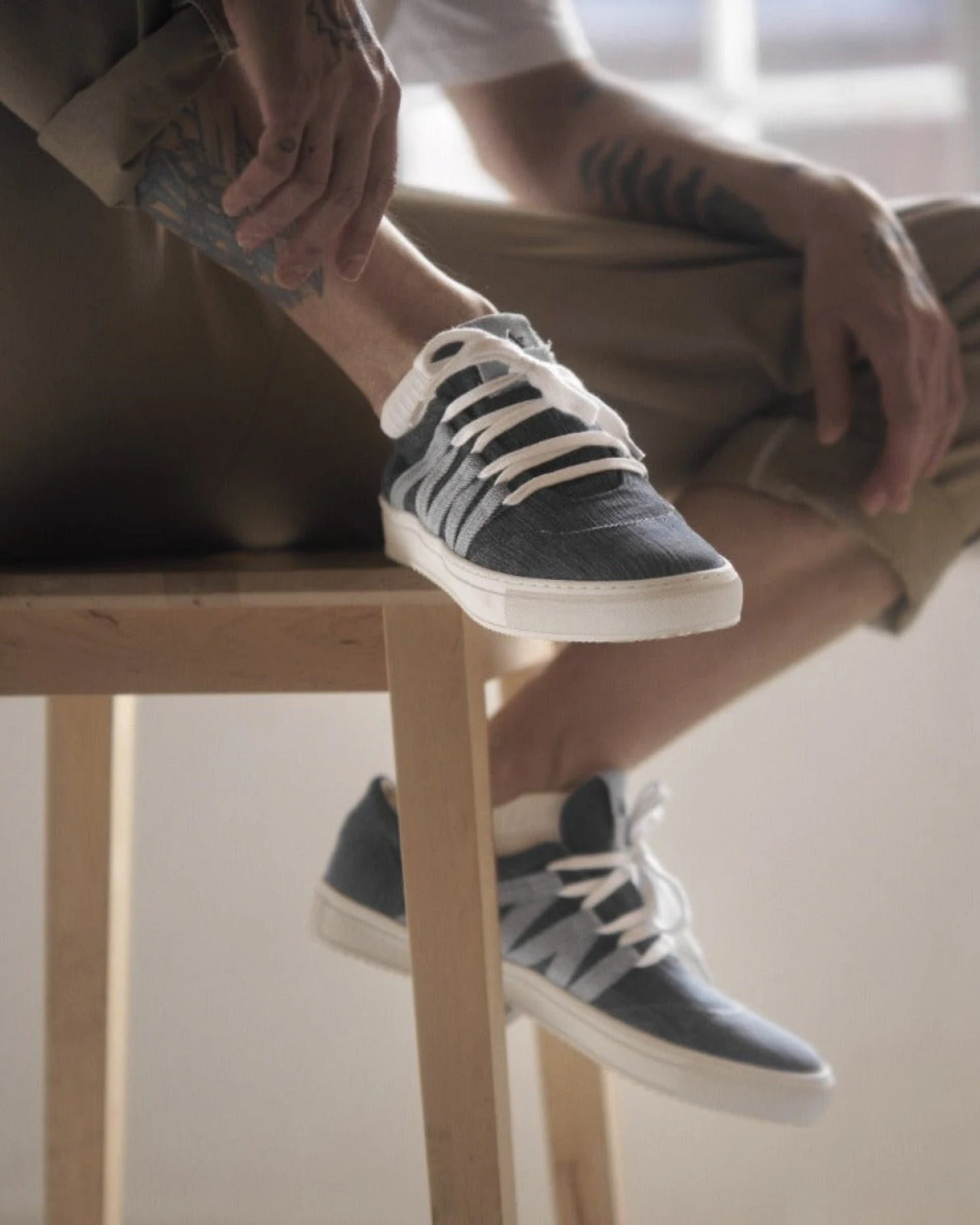 VAER Herren vegan Sneaker Phoenix Blau – Ansicht 2
